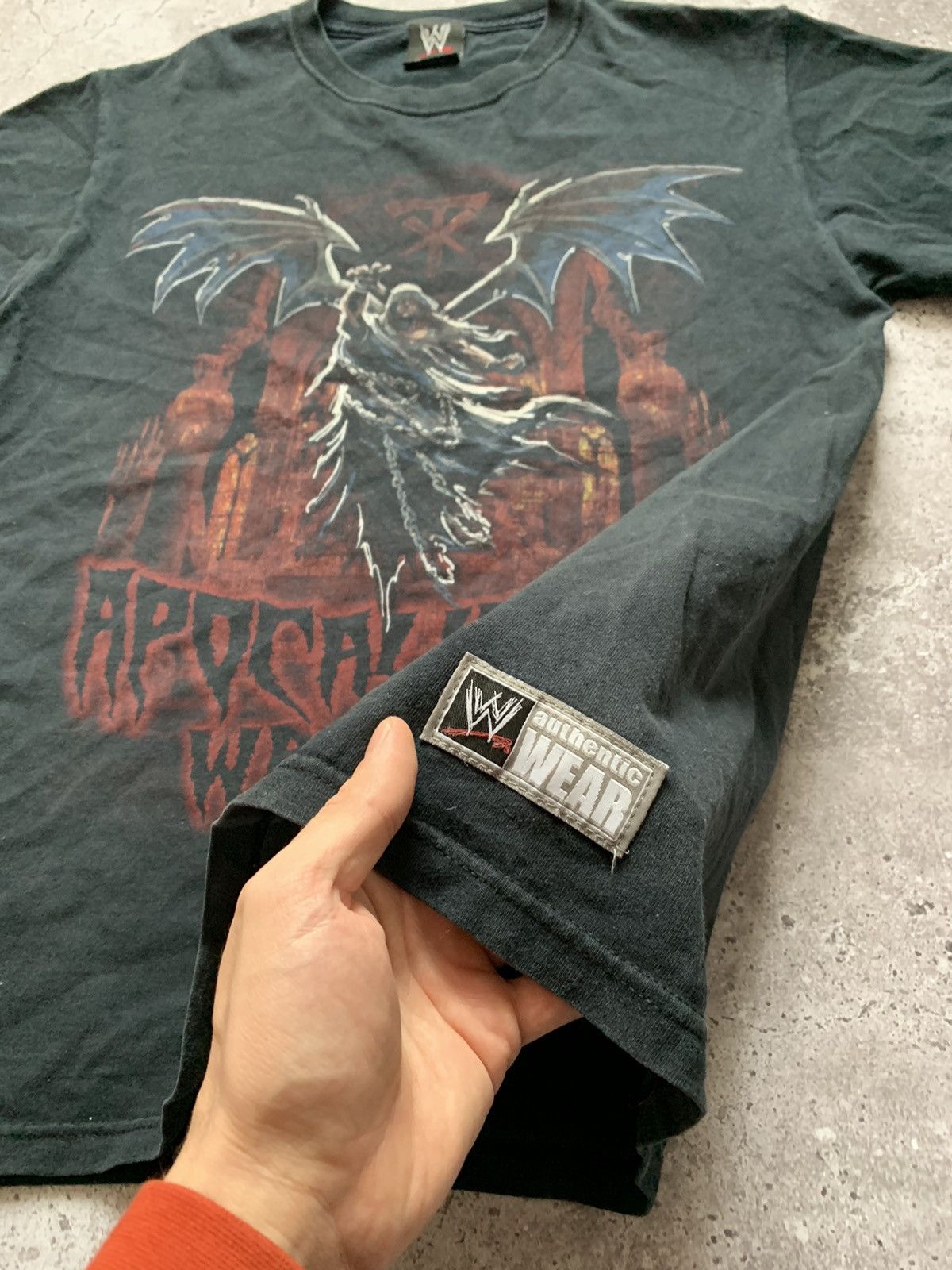 WWE Rare!!! Apocalyptic Warrior The Dead Man WWE WWF Tshirt Size US M / EU 48-50 / 2 - 3 Thumbnail