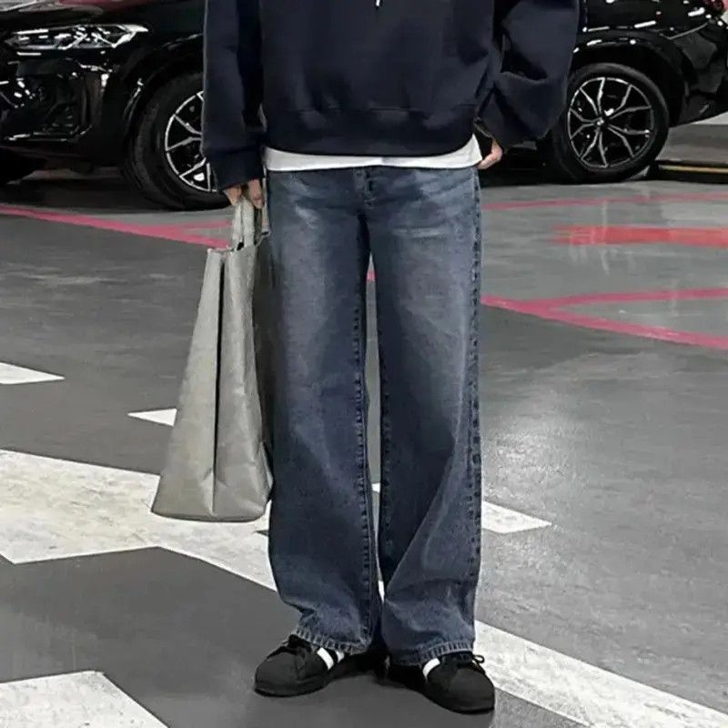 Japanese Brand Blue Casual Baggy Denim Size US 32 / EU 48 - 4 Thumbnail