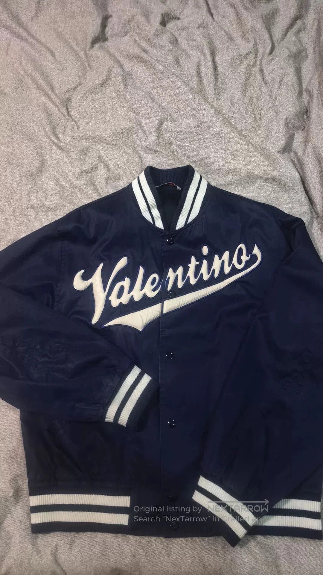 Valentino Valentino Men's Navy Pilot Jacket. Size US M / EU 48-50 / 2 - 6 Thumbnail