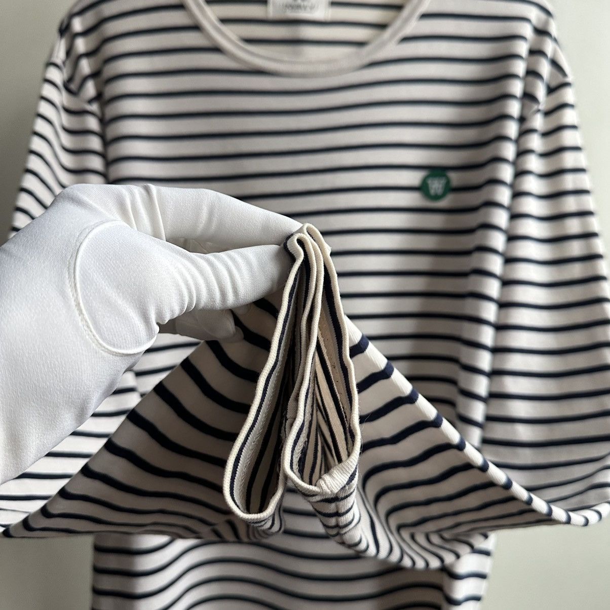 Wood Wood WOOD WOOD STRIPED LONG SLEEVE SHIRT Size US XL / EU 56 / 4 - 6 Thumbnail
