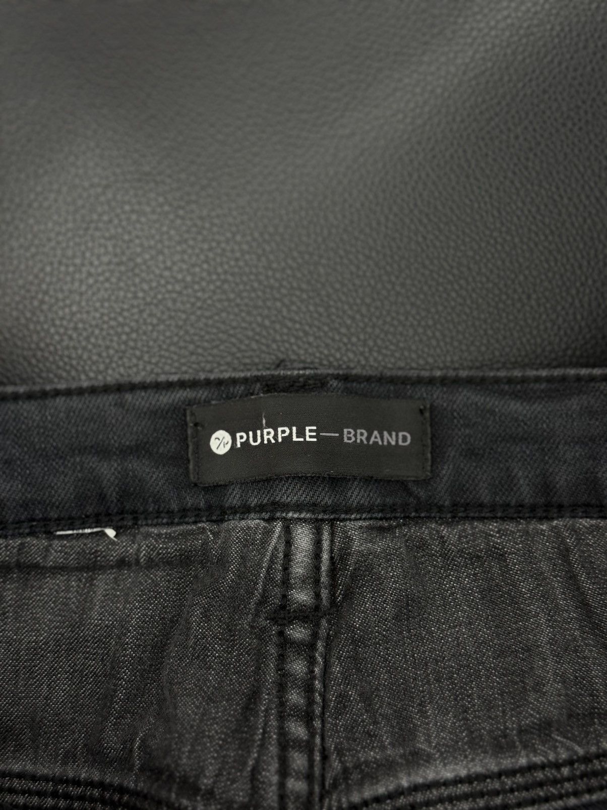 Purple Brand Purple Brand Black Skinny Jeans Ripped Style Size 31 Size US 31 - 17 Thumbnail
