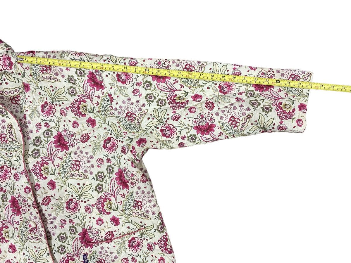 Liberty LIBERTY Quilted Cardigan Button Jacket Floral (L) Size L / US 10 / IT 46 - 11 Thumbnail