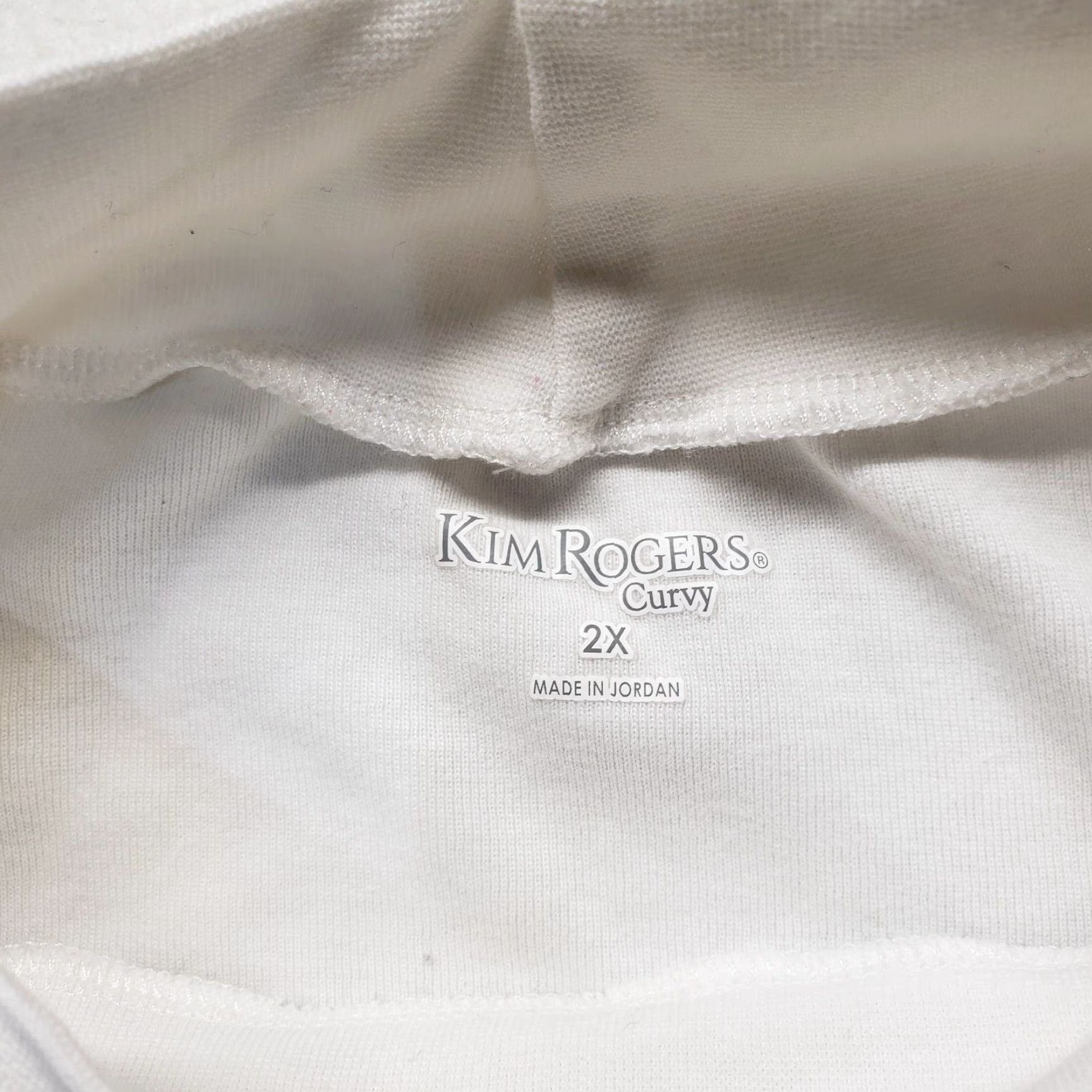 Vintage Kim Rogers Perfectly Soft Solid White Long Sleeve Turtle Neck Size 2X Mens Shirt XX Size XXL / US 16-18 / IT 52-54 - 2 Thumbnail