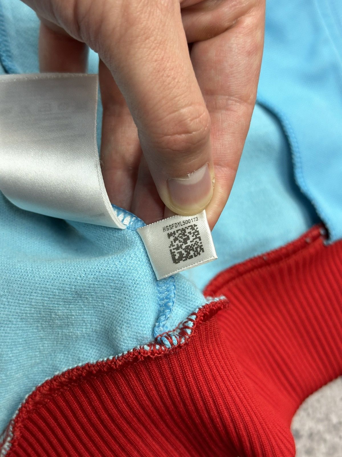 Adidas × Vintage Vintage Adidas Blokecore Track Jacket Blue Big Logo Y2K Size US S / EU 44-46 / 1 - 16 Thumbnail