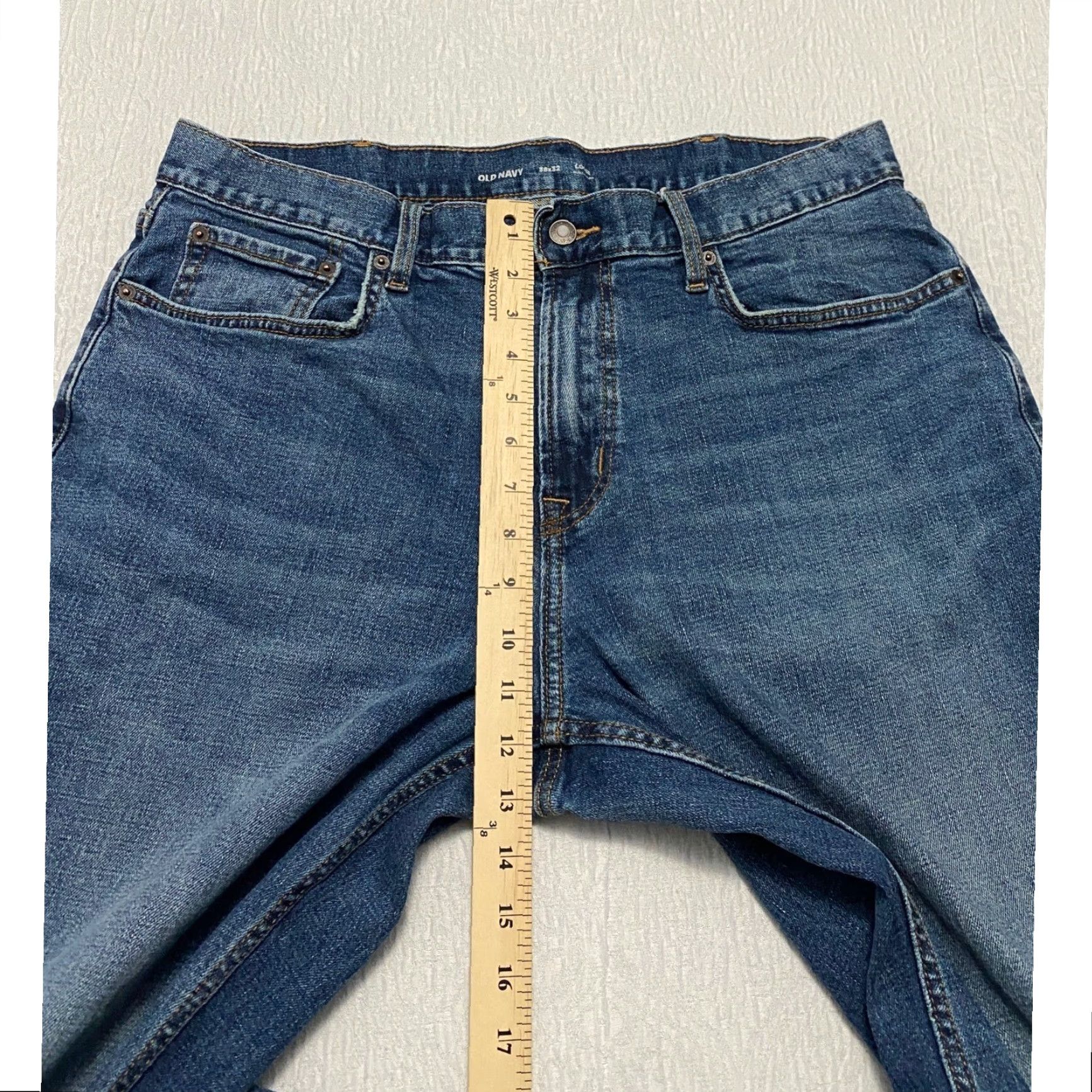 Old Navy Old Navy Jeans Men 38x30 Medium Wash Denim Straight Loose 5-Pocket Denim Stretch Pockets Jeans Men Size US 38 / EU 54 - 4 Thumbnail