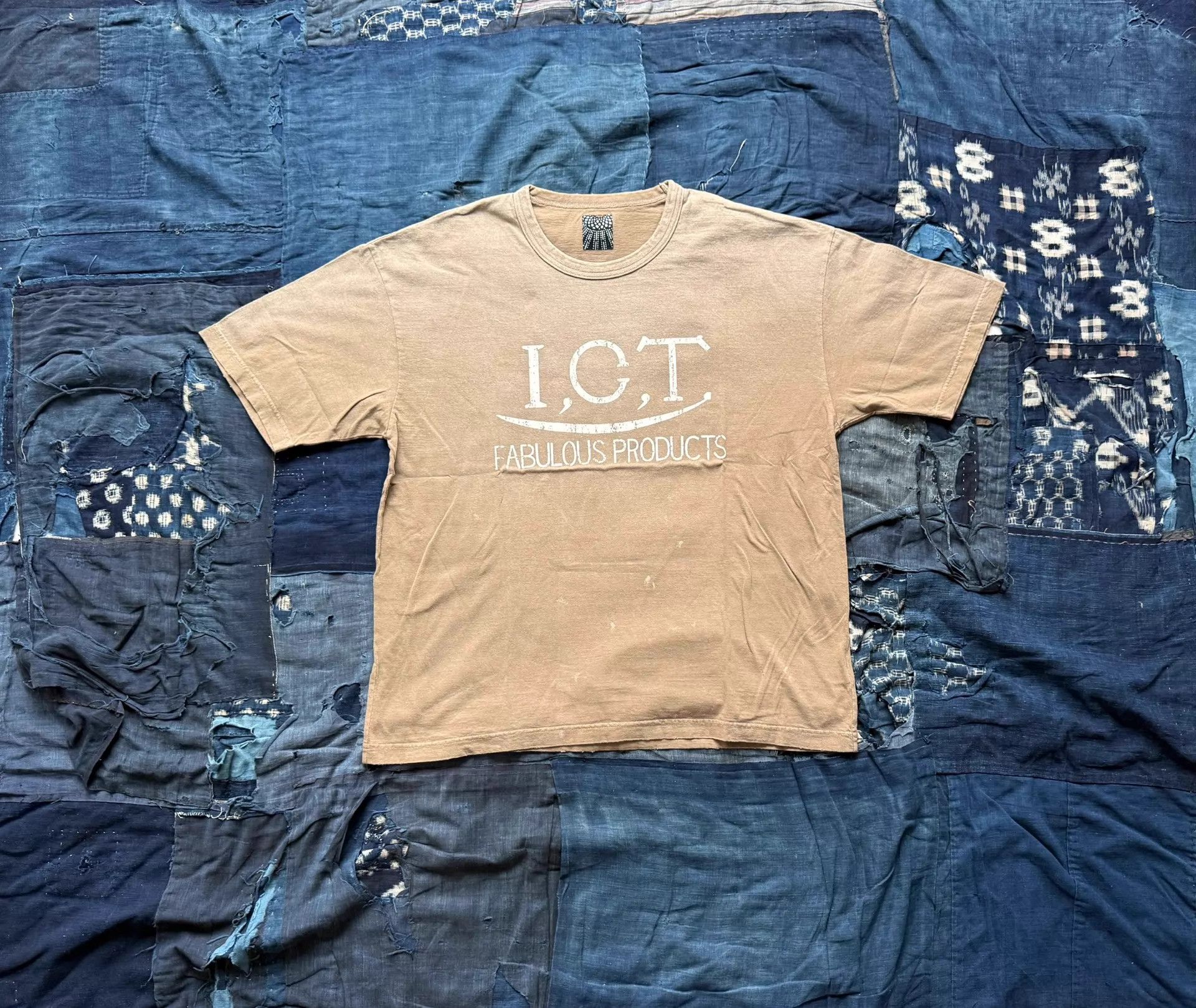 Visvim VISVIM 26SS JUMBO TEE Washed Distressed LetterPrint Brown Size US S / EU 44-46 / 1 - 1 Thumbnail