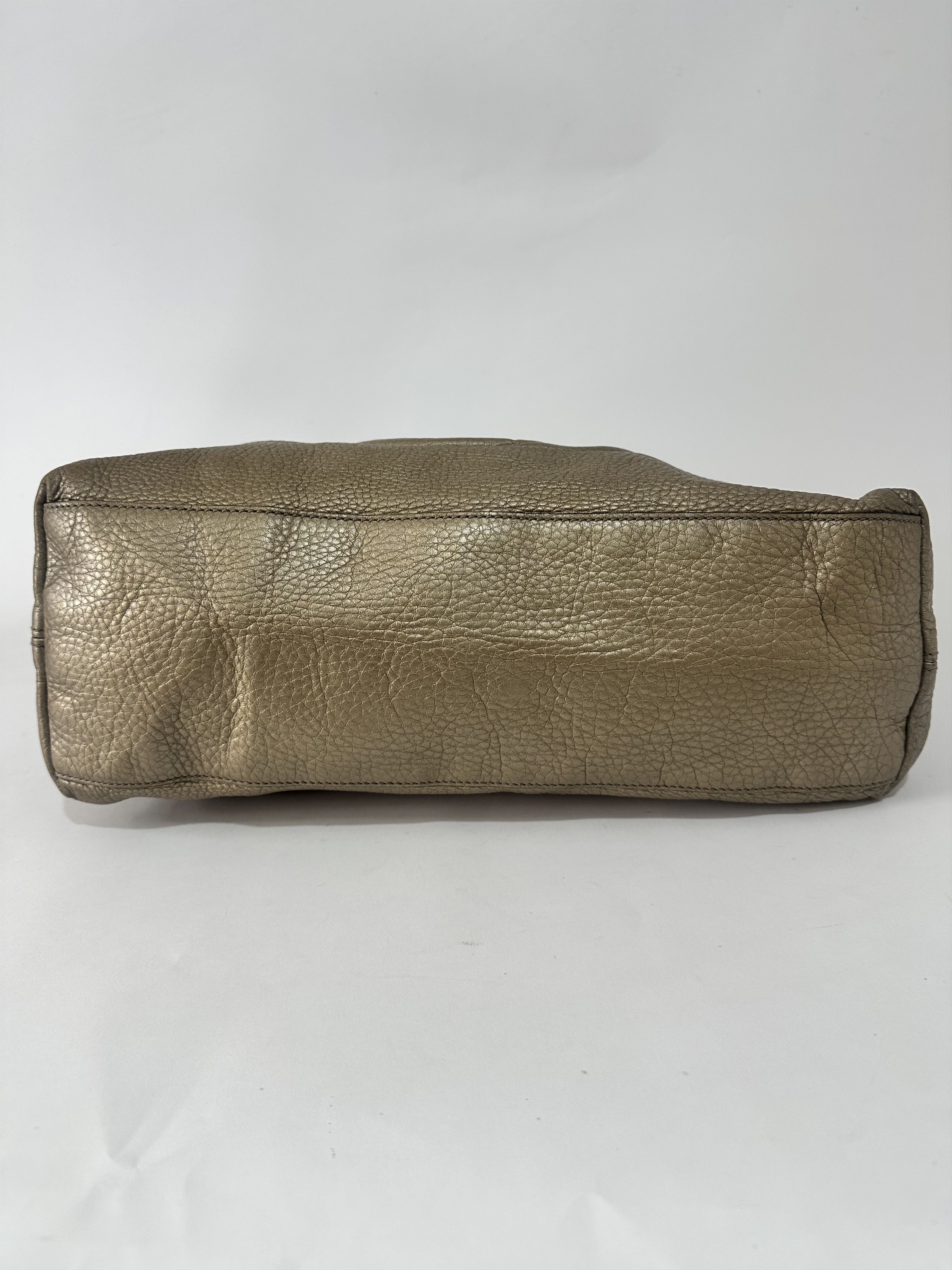 Gucci Gucci Gold Pebbled Leather Medium Soho Tote Size ONE SIZE - 5 Thumbnail