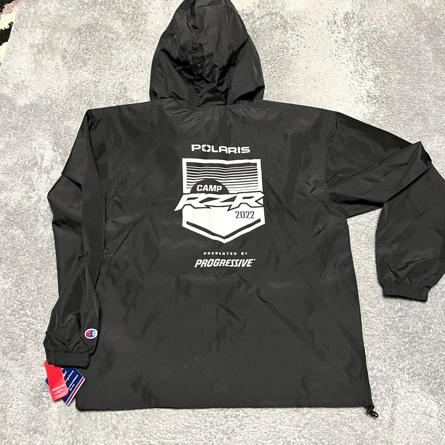 Champion Champion Windbreaker Jacket Mens Medium Polaris Camp RZR 2022 Black Size US M / EU 48-50 / 2 - 5 Thumbnail