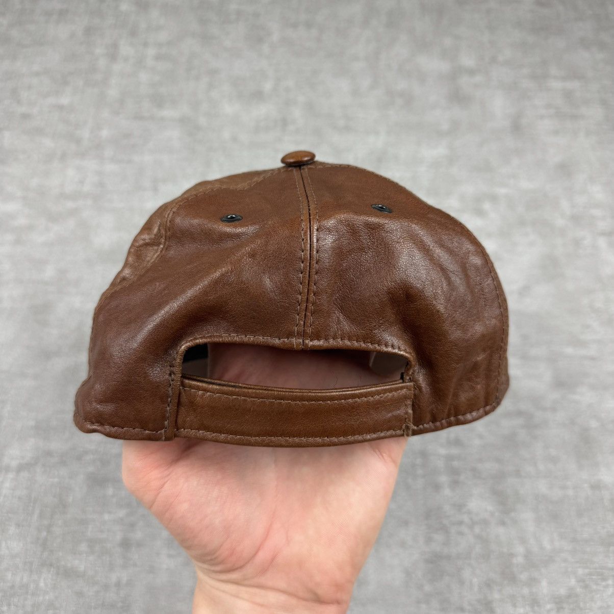 Other Heinz Bauer Brown Leather Cap Size ONE SIZE - 5 Thumbnail