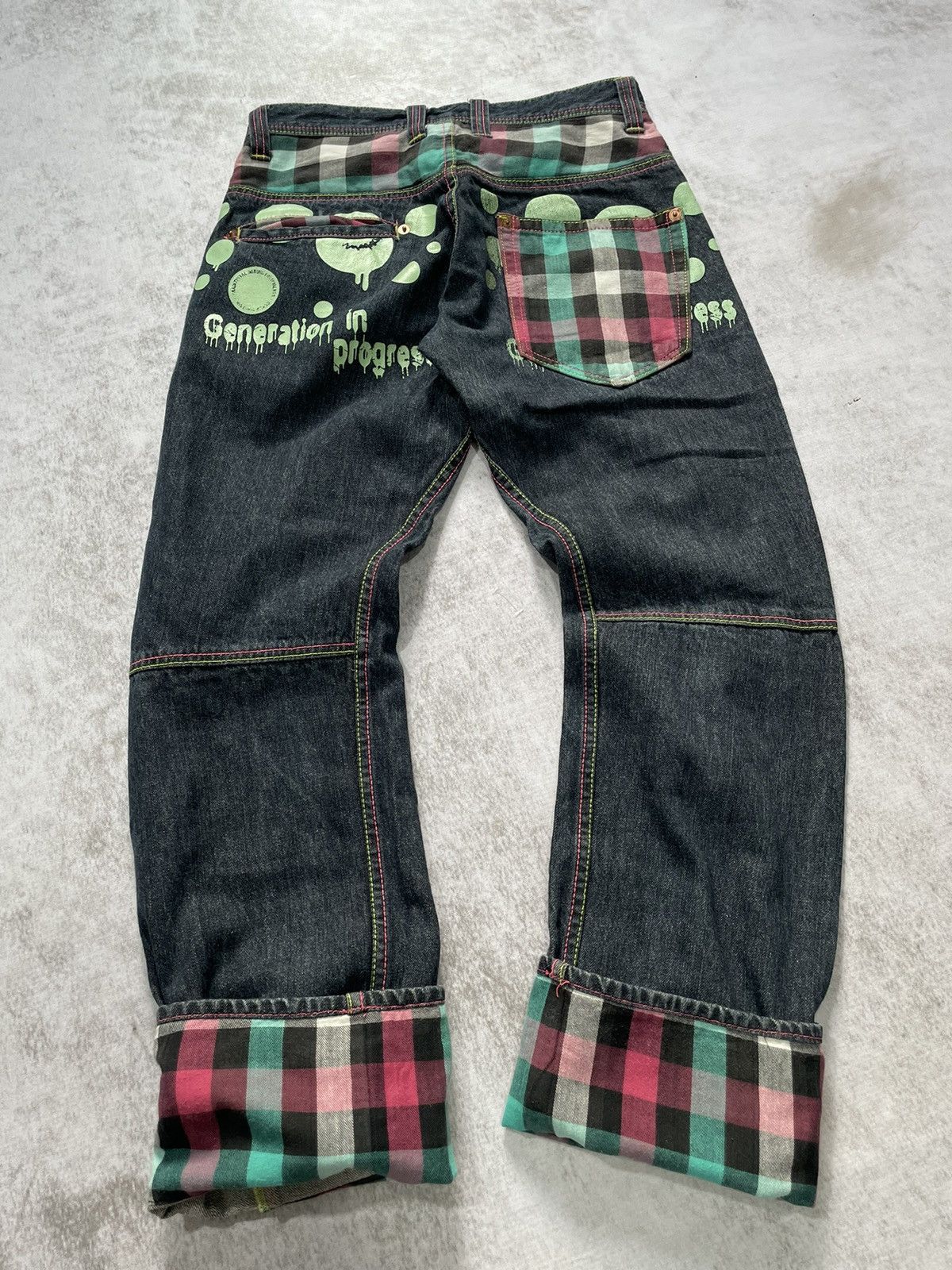 Vintage Stussy Denim Red Line