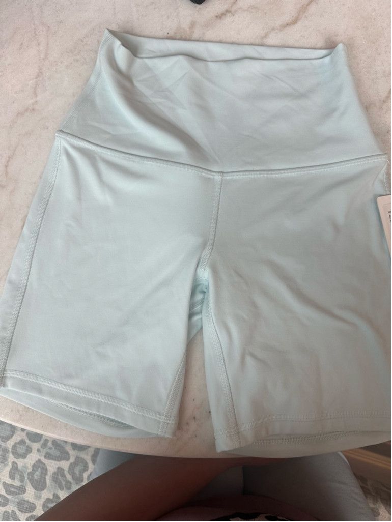 Lululemon lululemon Align™ High-Rise Short 6" mint breeze size 4 NWT Size 27" / US 4 / IT 40 - 4 Thumbnail