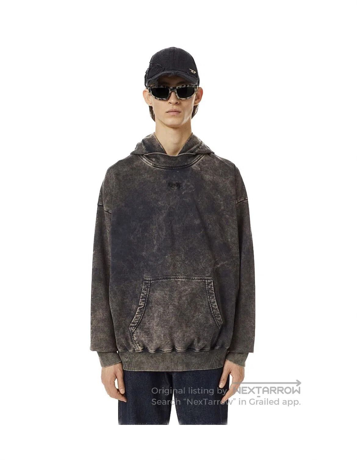 Diesel Diesel Mud Dyed Dirty Fit Sweatshirt. Size US L / EU 52-54 / 3 - 1 Thumbnail