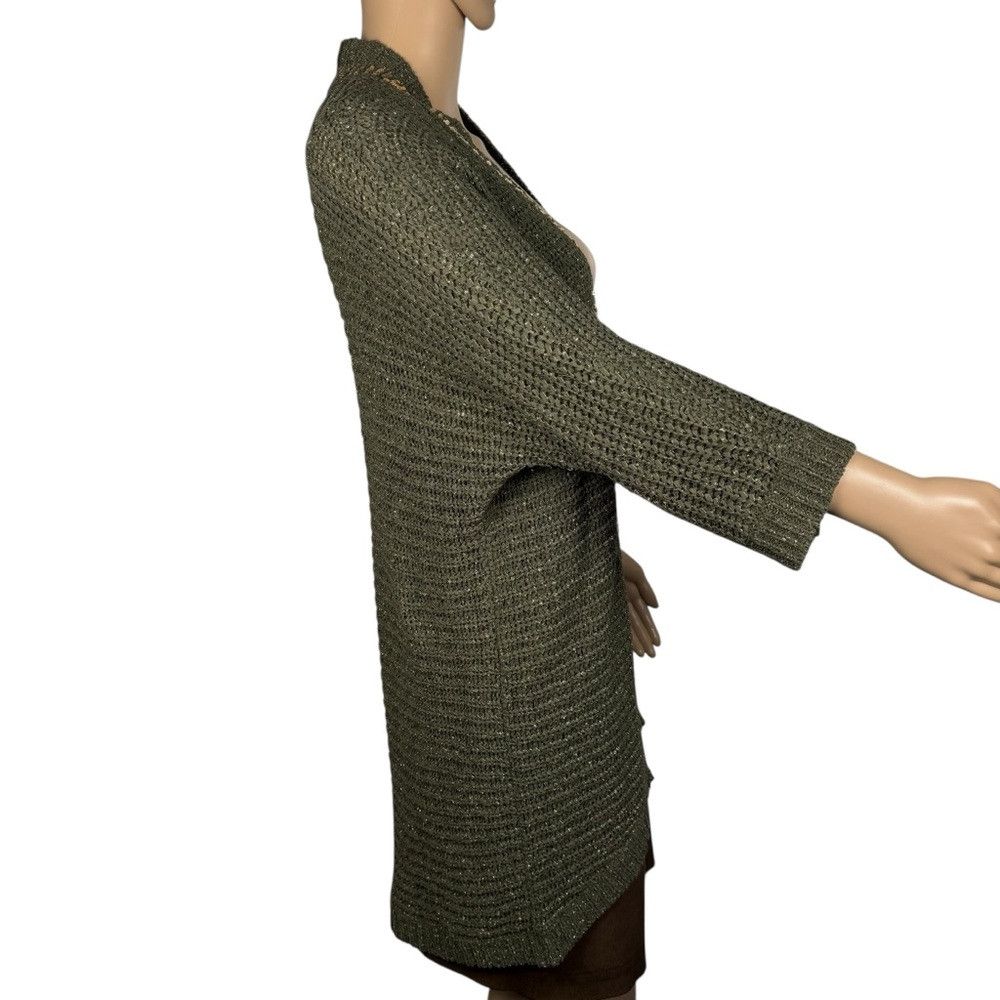 Chicos NWT New $109 Chico's Knit Sequin Trim Cardigan Size 1 US M Size M / US 6-8 / IT 42-44 - 4 Thumbnail