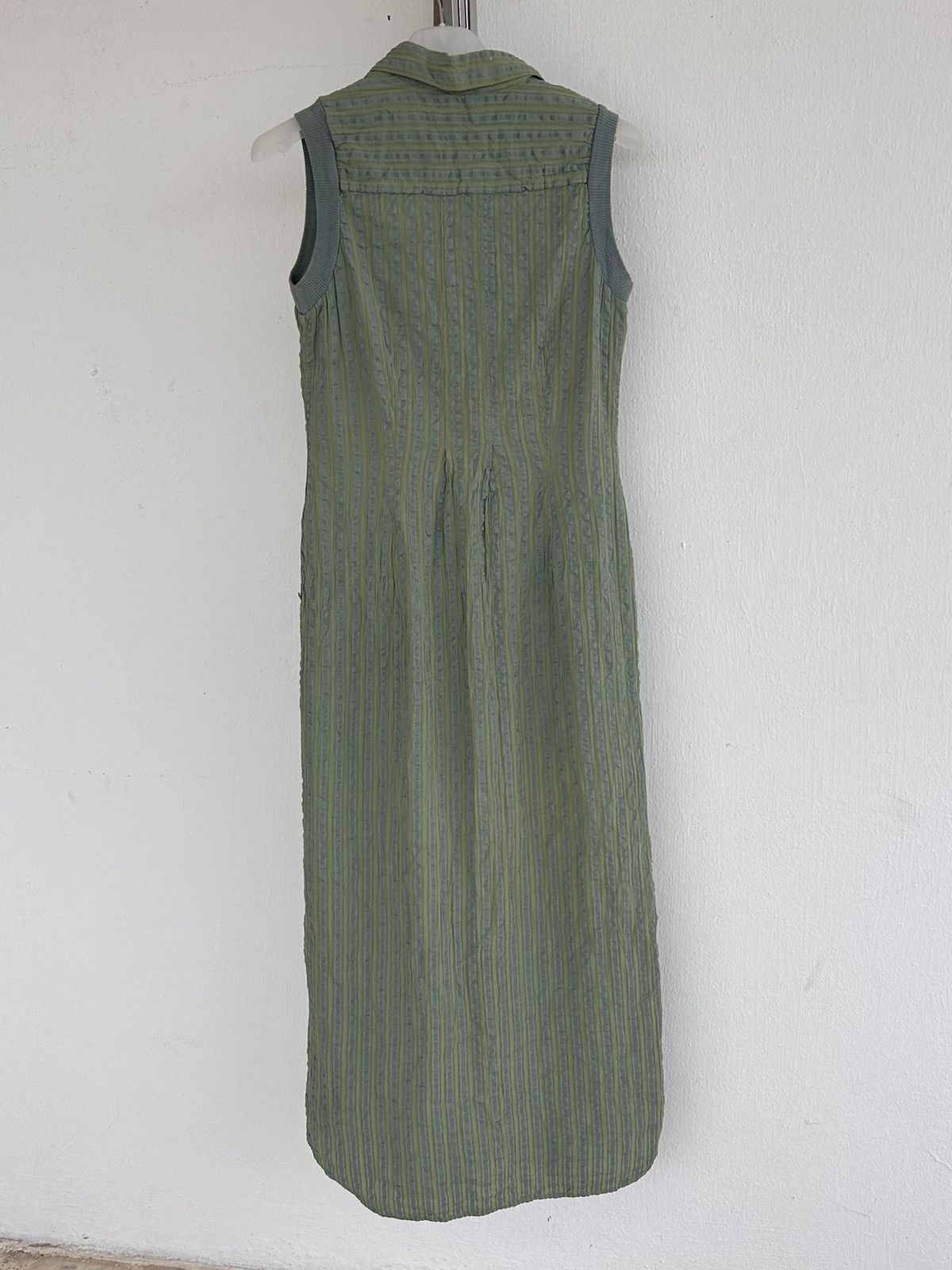 C.P. Company Vintage CP Company Midi Dress Green Size XS / US 0-2 / IT 36-38 - 2 Thumbnail