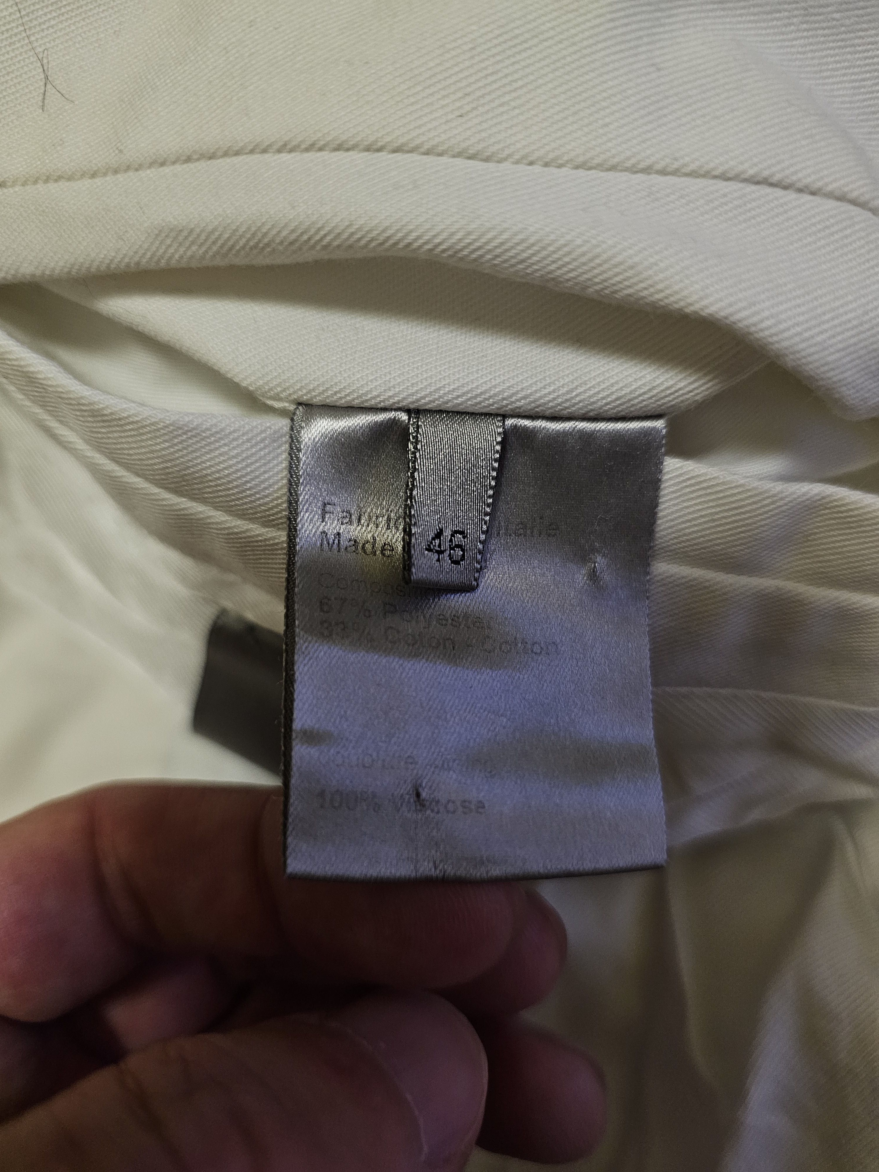 Dior Dior Men's Runway Show Limited Edition White Jacket Size 46 Size US S / EU 44-46 / 1 - 10 Thumbnail