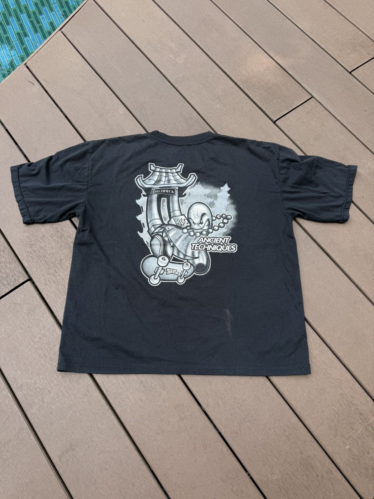 Vintage Vintage Tech Deck "Ancient Techniques" tshirt Size US M / EU 48-50 / 2 - 3 Thumbnail