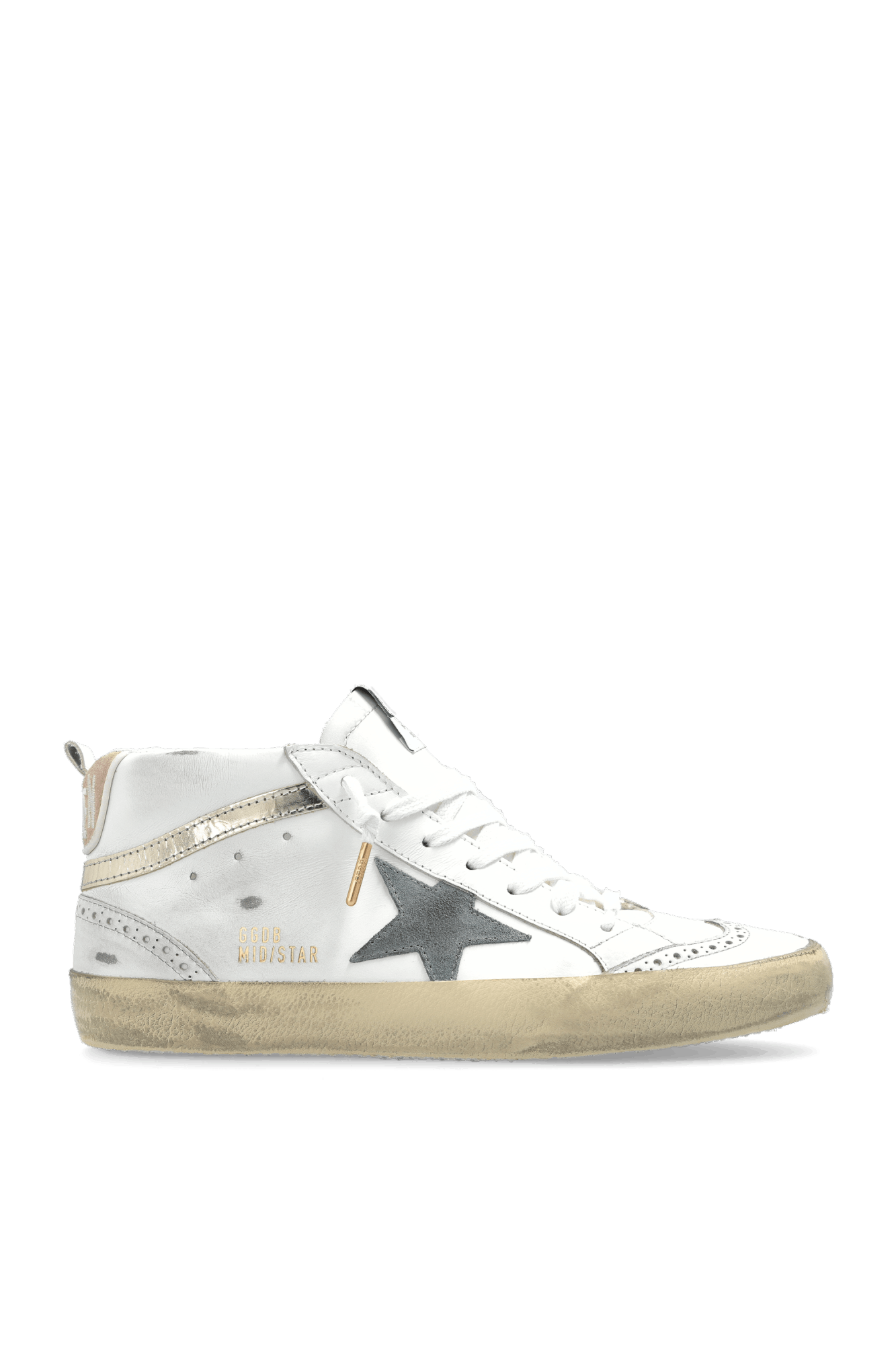 Golden Goose o1s22i1n1224 Mid Star Sneakers in White Size US 9 / IT 39 - 1 Thumbnail