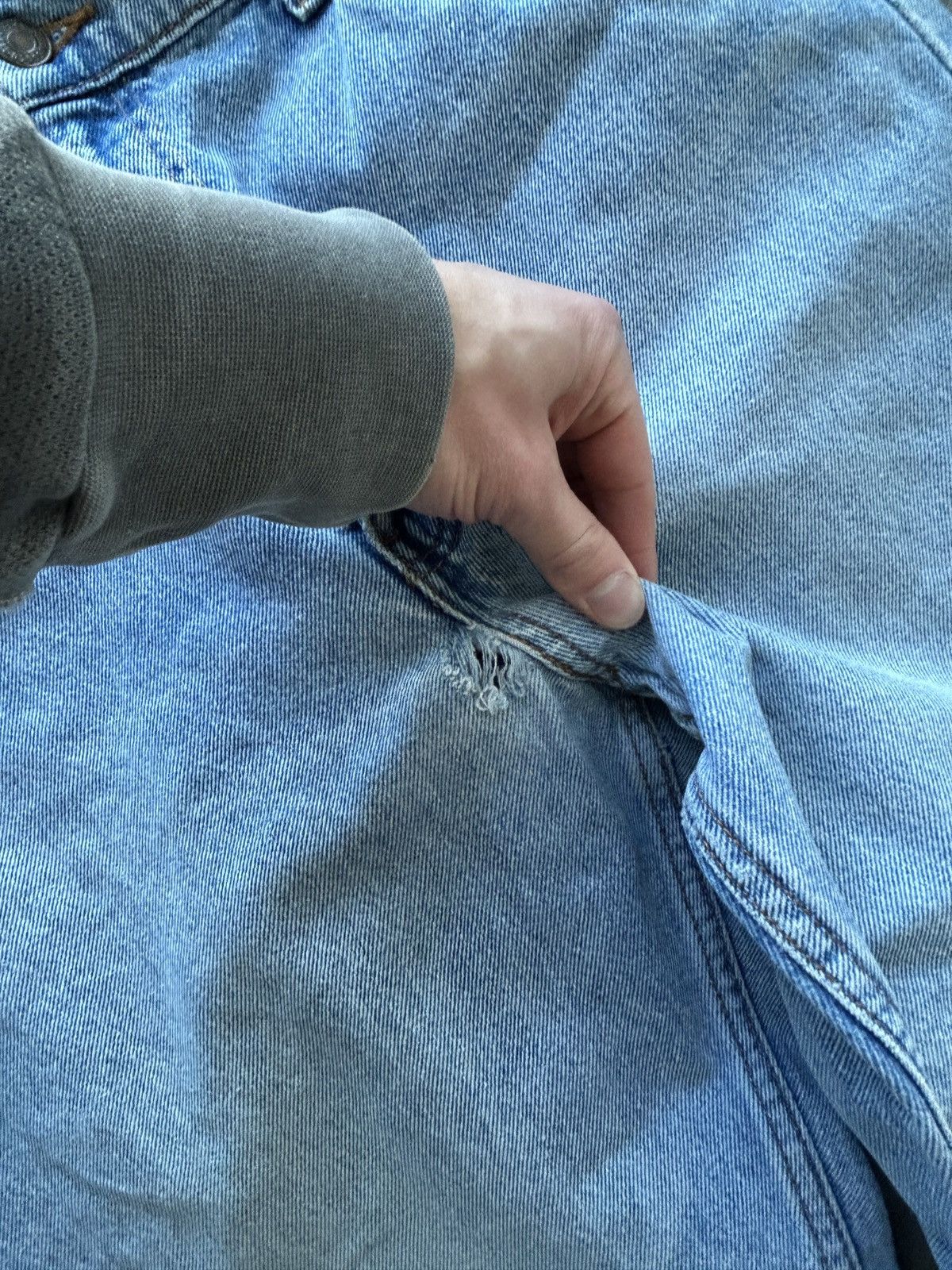 Levi's Vintage 90s Levis 550 Orange Tab Jeans 36x32 Size US 36 / EU 52 - 6 Thumbnail