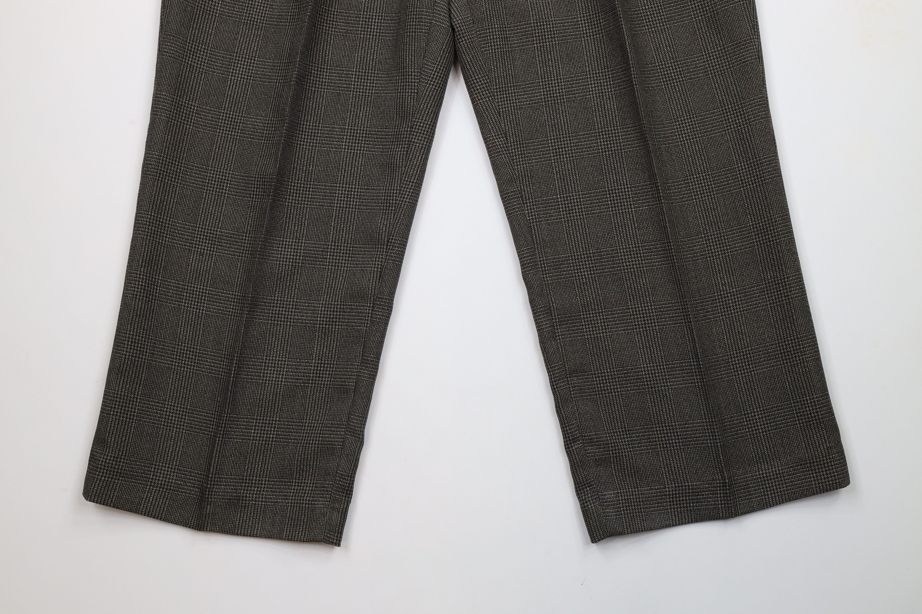 Vintage Deadstock Vintage 90s Streetwear Wide Leg Pants Houndstooth Size US 32 / EU 48 - 4 Thumbnail