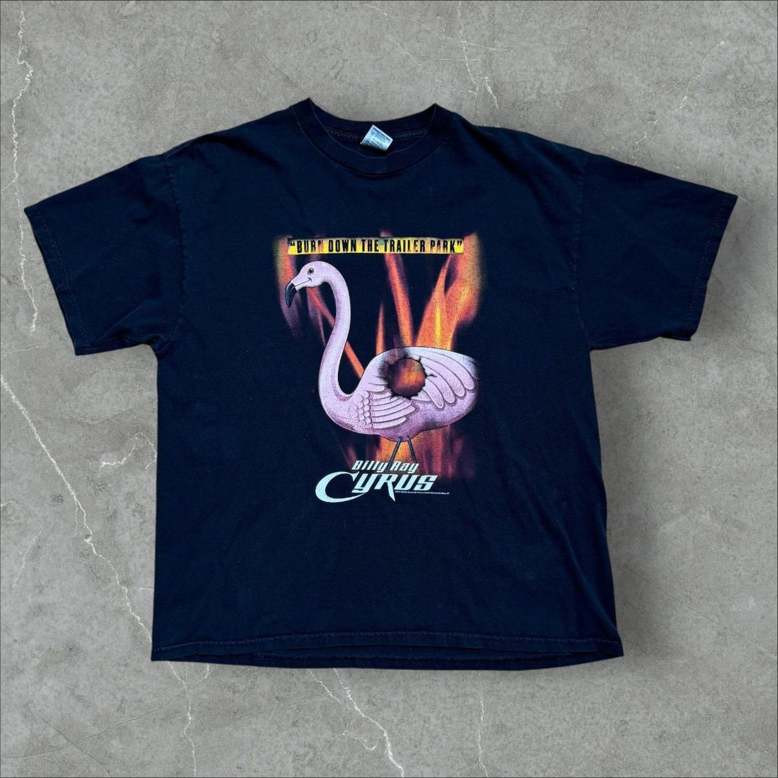 Other 2001 Billy Ray Cyrus Tour Tee "Burn Down the Trailer Park" Size US XL / EU 56 / 4 - 1 Thumbnail