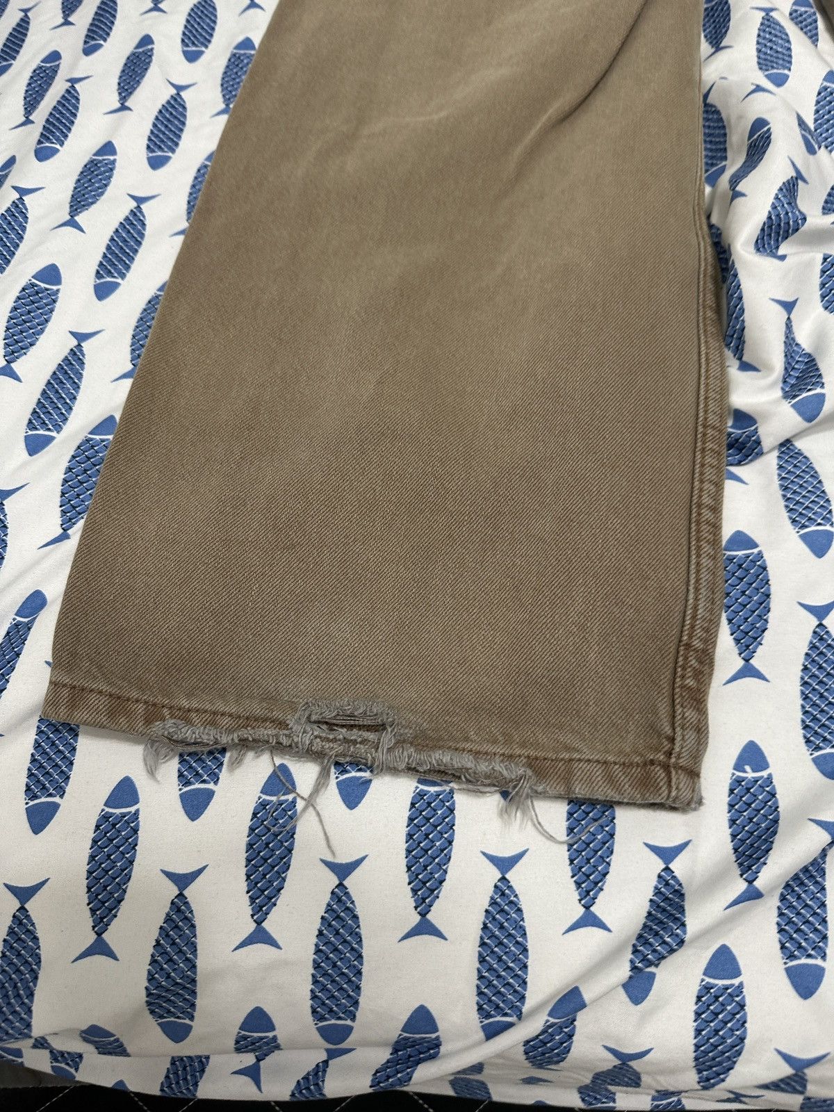Zara Zara Brown Baggy Pants Size US 30 / EU 46 - 6 Thumbnail