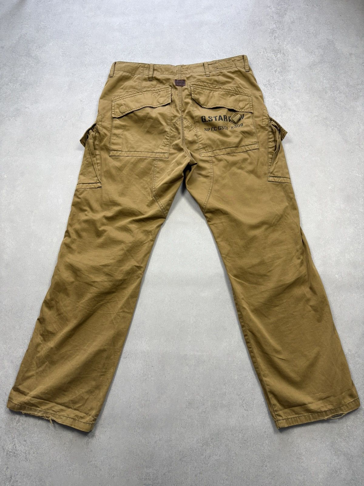 G-Star G-Star RAW Aero Rovic Loose Cargo Pants Brown 32x32 Military Size US 32 / EU 48 - 1 Thumbnail