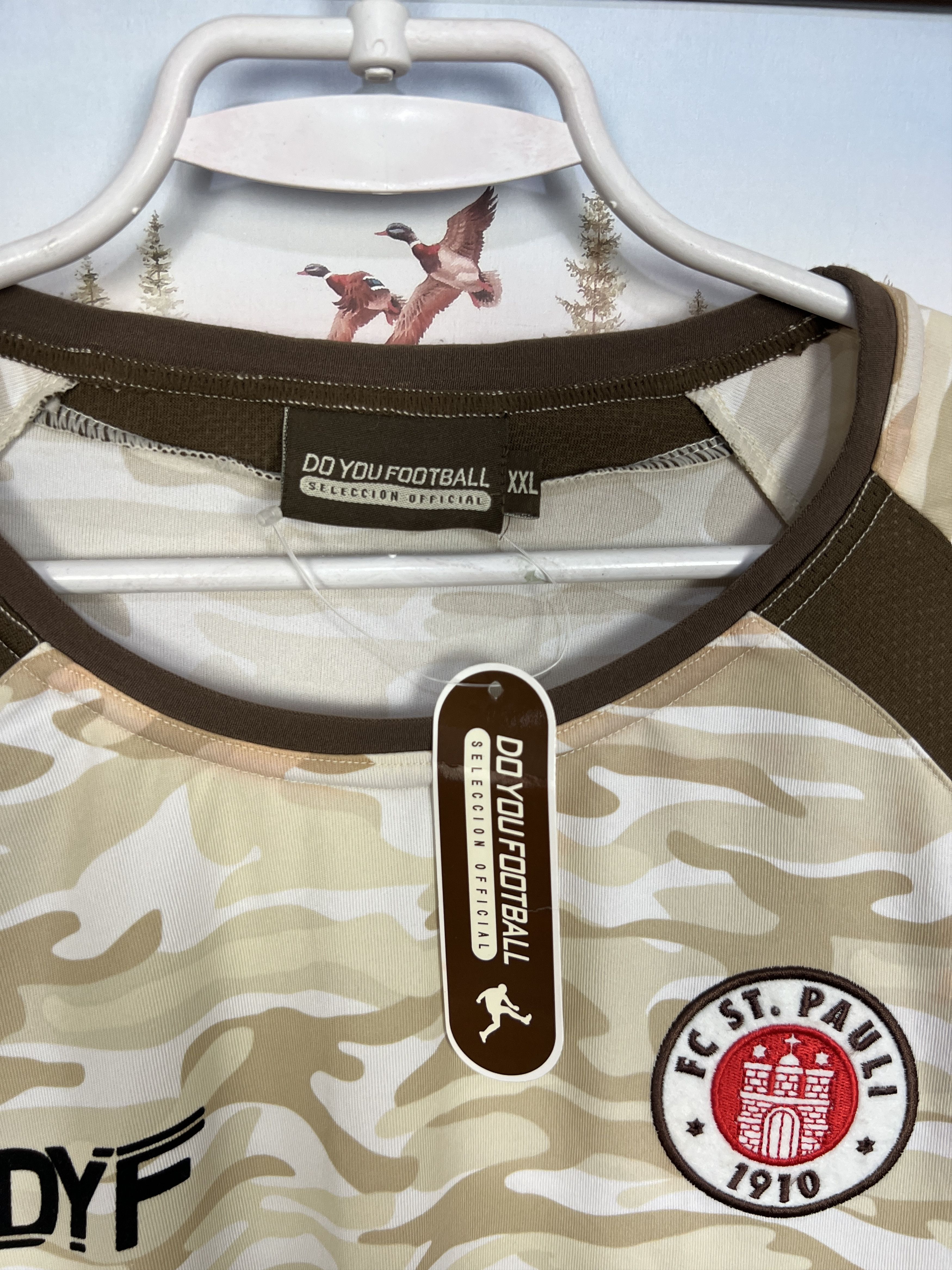 Vintage St Pauli football shirt Soccer Long Sleeve Jersey Trikot Size US XXL / EU 58 / 5 - 6 Thumbnail