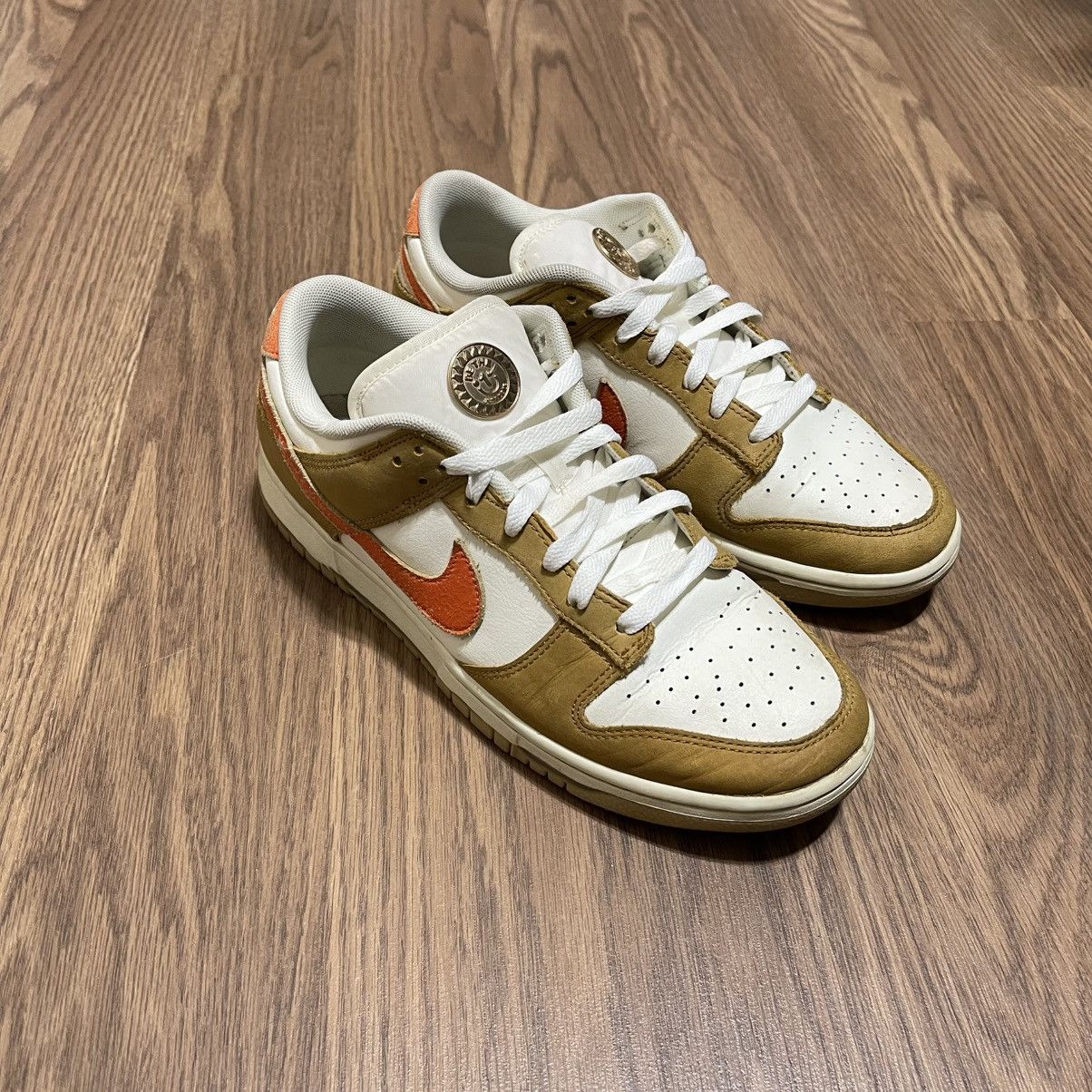 Nike Nike SB Dunk Low Retro Be The One Sail Safety Orange Wheat Size US 9 / EU 42 - 1 Thumbnail