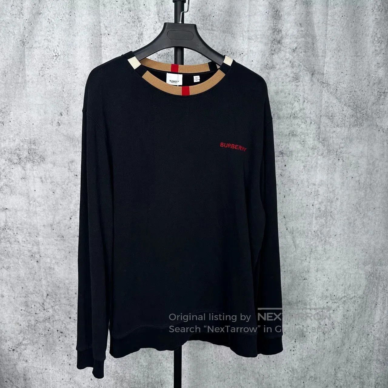 Burberry Burberry Collar Stripe Sweatshirt. Size US L / EU 52-54 / 3 - 1 Thumbnail