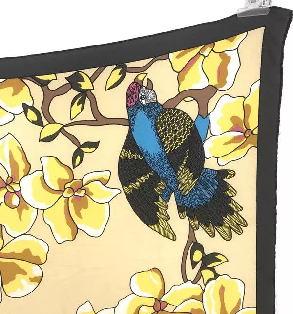 Tiffany & Co. Tiffany & Co. Floral Silk Scarf Size ONE SIZE - 6 Thumbnail