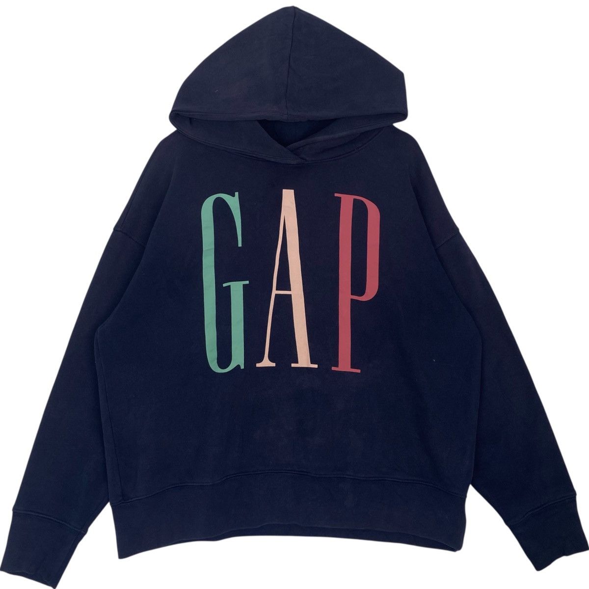 Other Vintage Gap Hoodie Big Logo Sweater Navy Blue Size L Size US L / EU 52-54 / 3 - 1 Thumbnail