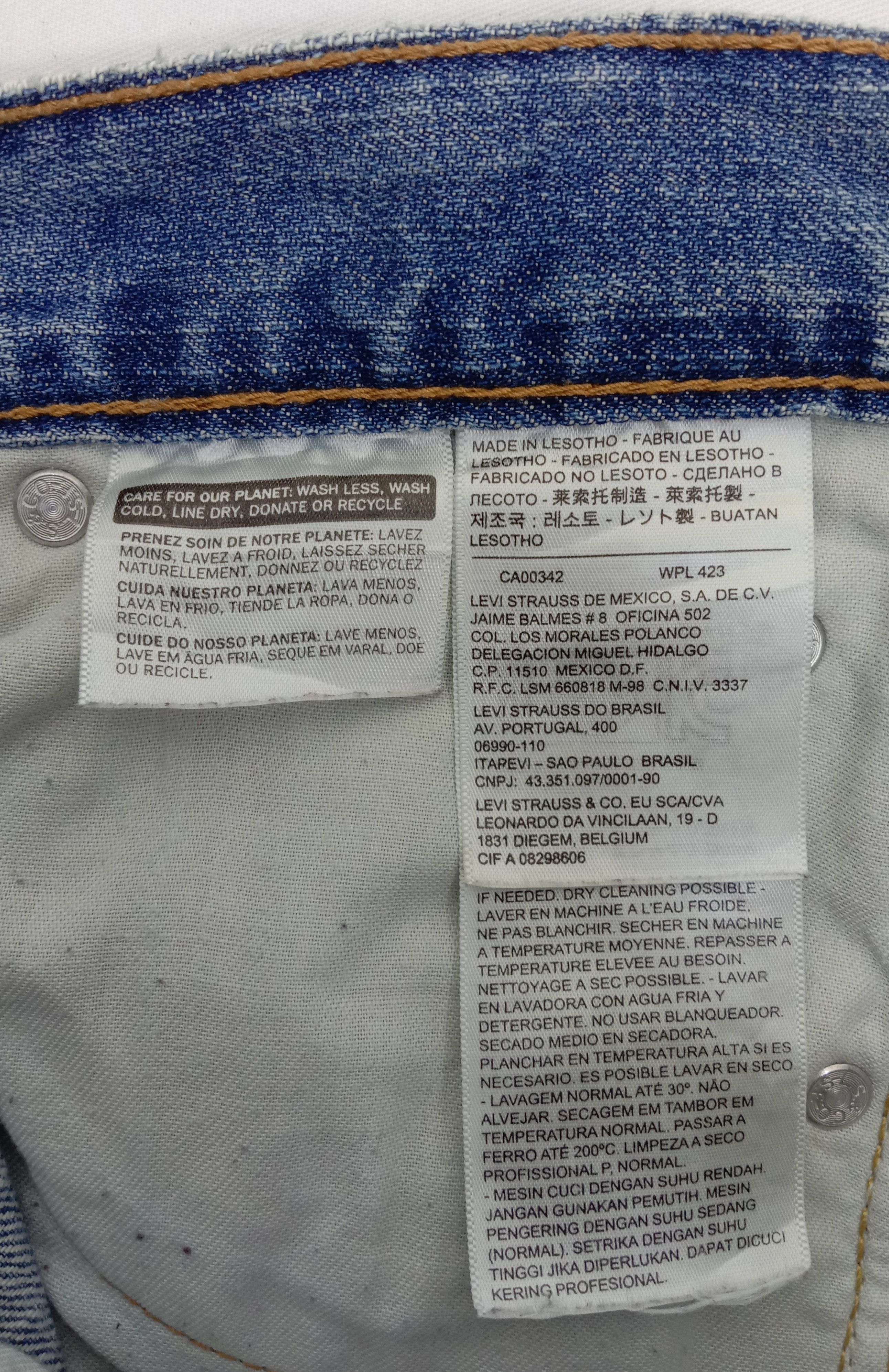 Levi's Vintage Levi's 527 Flare Jeans Blue Wash Denim Size 29" - 14 Thumbnail