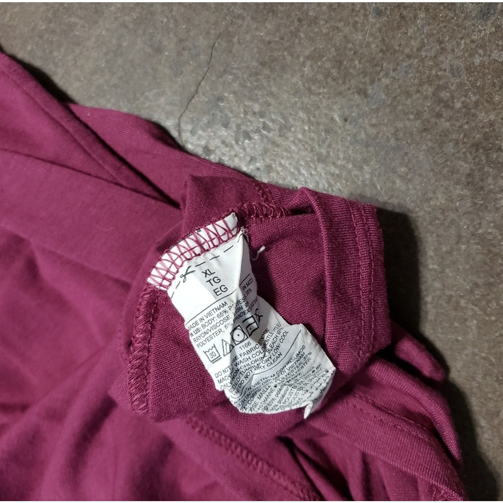 Other Dark Pink Mesh Back Detailed Tank Size XL / US 12-14 / IT 48-50 - 3 Thumbnail