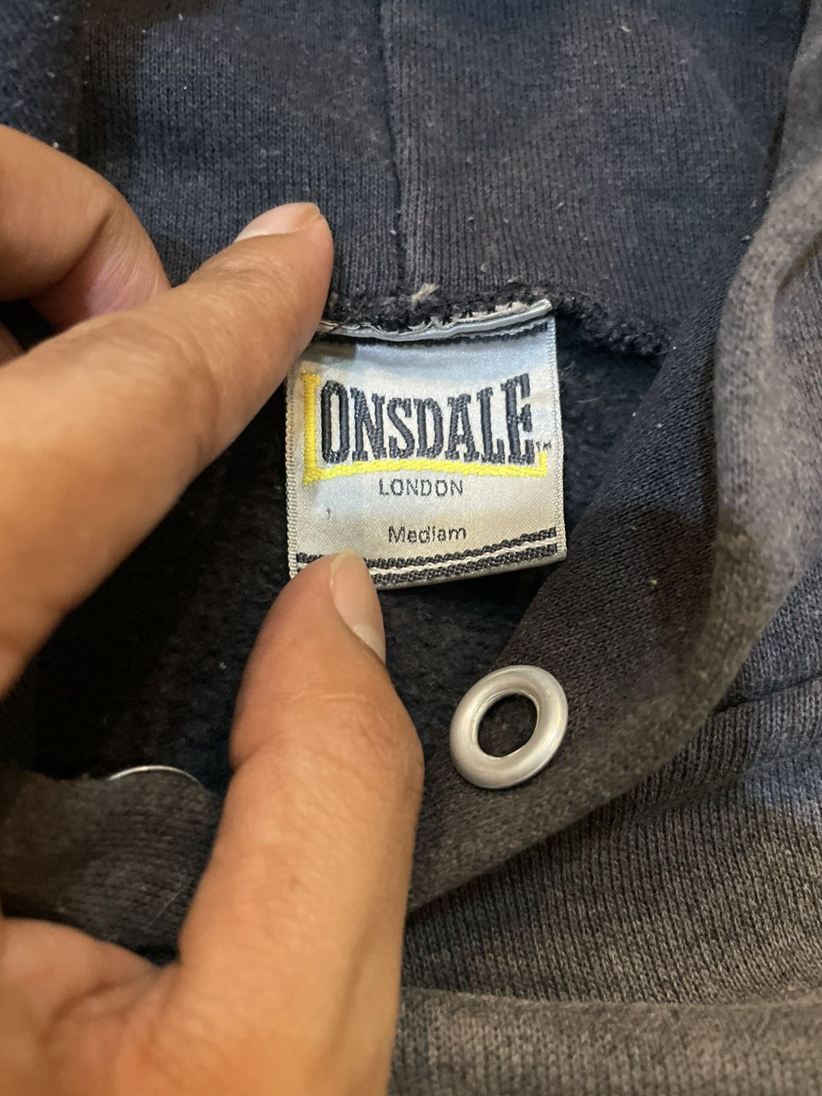 Lonsdale 🔥VINTAGE🔥 LONSDALE HOODIE SUN FADED Size US M / EU 48-50 / 2 - 4 Thumbnail