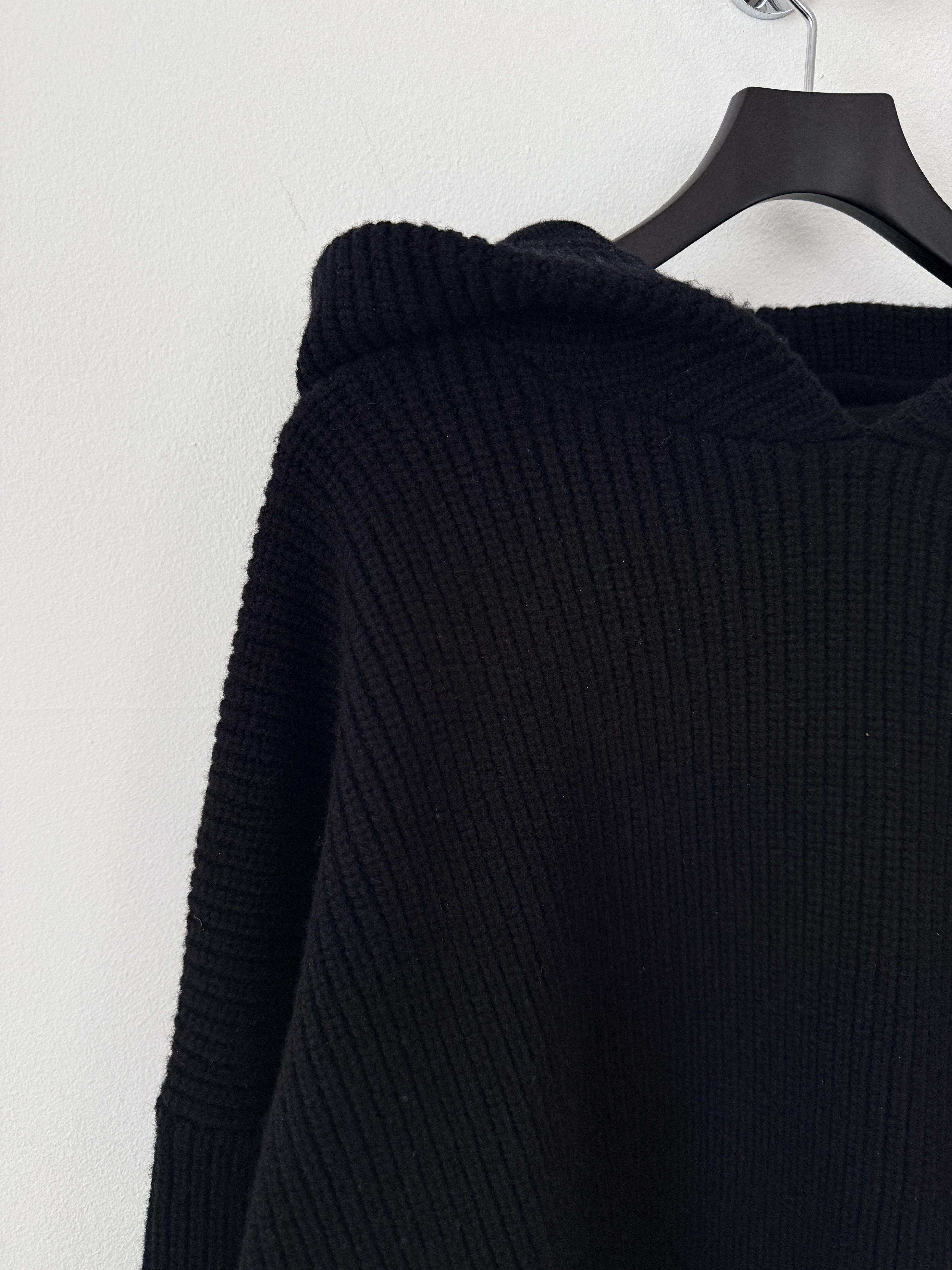 John Elliott John Elliott Dakota Knit Poncho Black Size US M / EU 48-50 / 2 - 7 Thumbnail