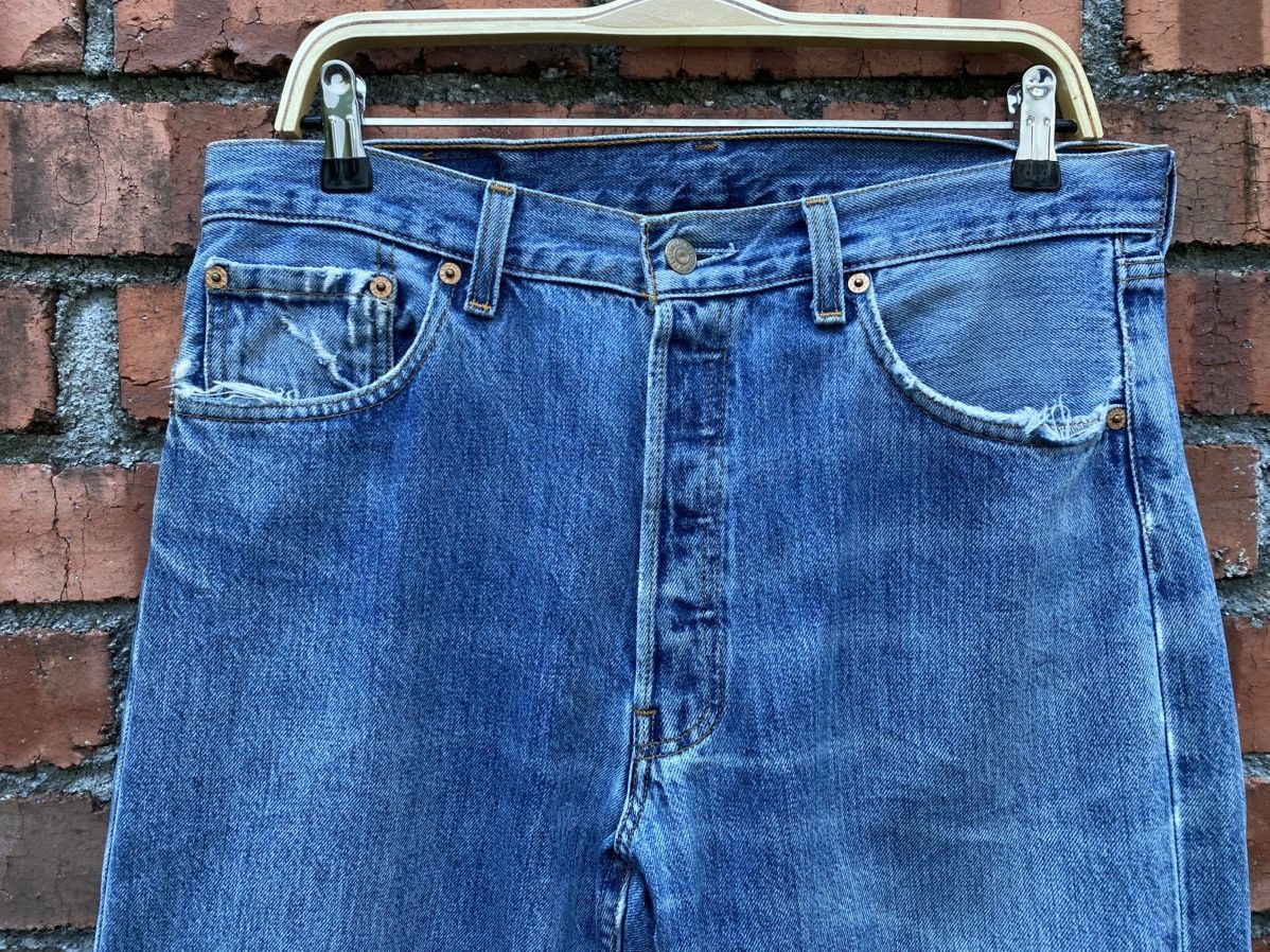 Levi's Vintage Clothing W34x30 Vintage levi's 501 made in USA distressed Size US 34 / EU 50 - 5 Thumbnail