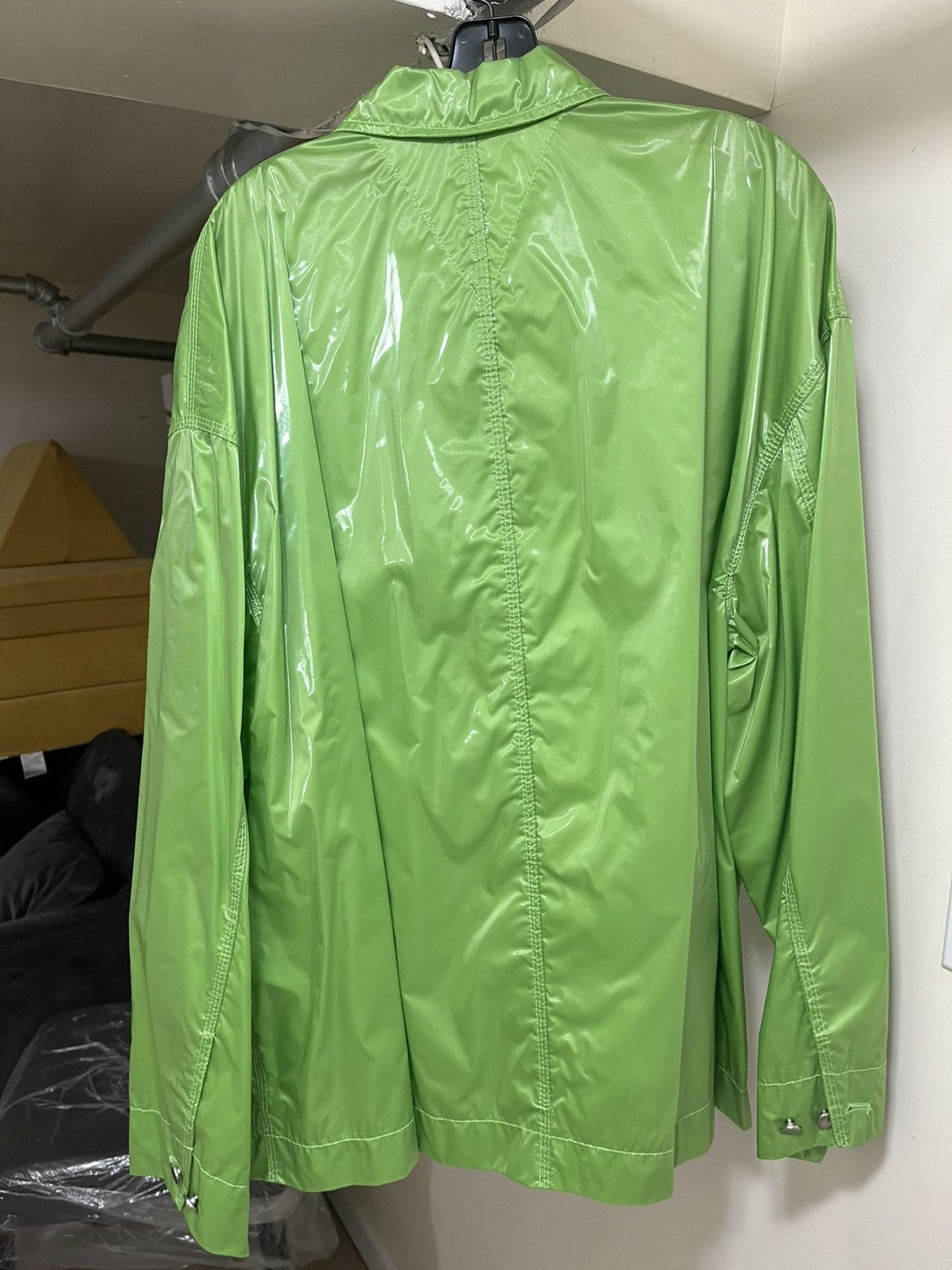 Bottega Veneta Bottega Veneta Acid Green Shiny Jacket Sz 48 Size US M / EU 48-50 / 2 - 4 Thumbnail