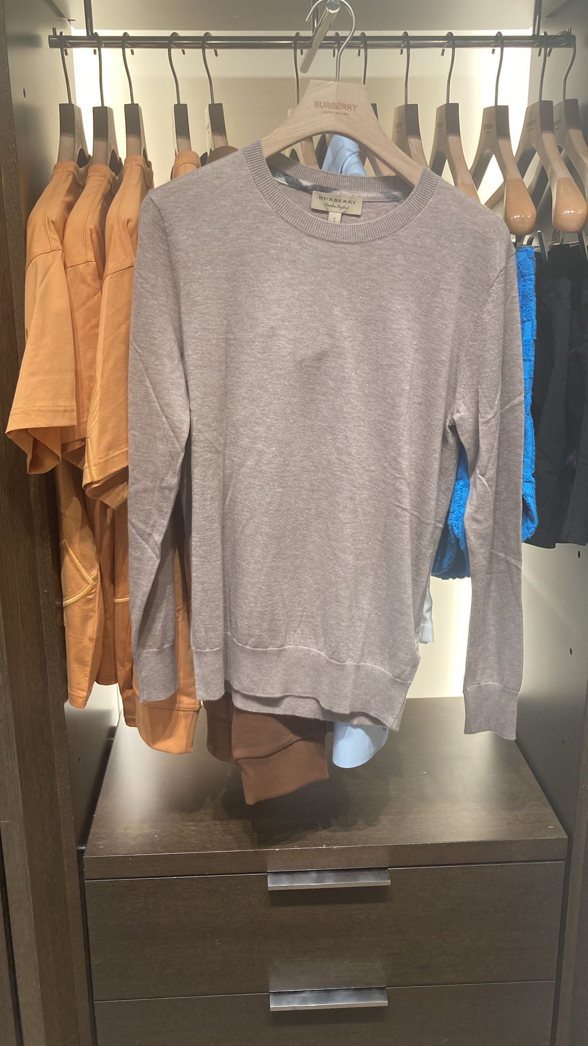 o1loc1c0424 57A516 Sweatshirt in Camel Melange
