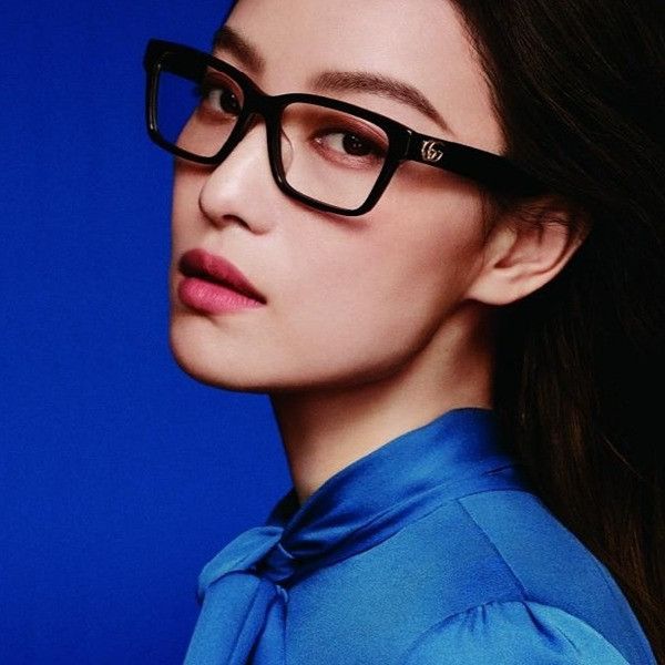 Gucci Gucci GG1476OK 002 Square Eyeglasses - Dark Havana 55mm Size ONE SIZE - 3 Thumbnail