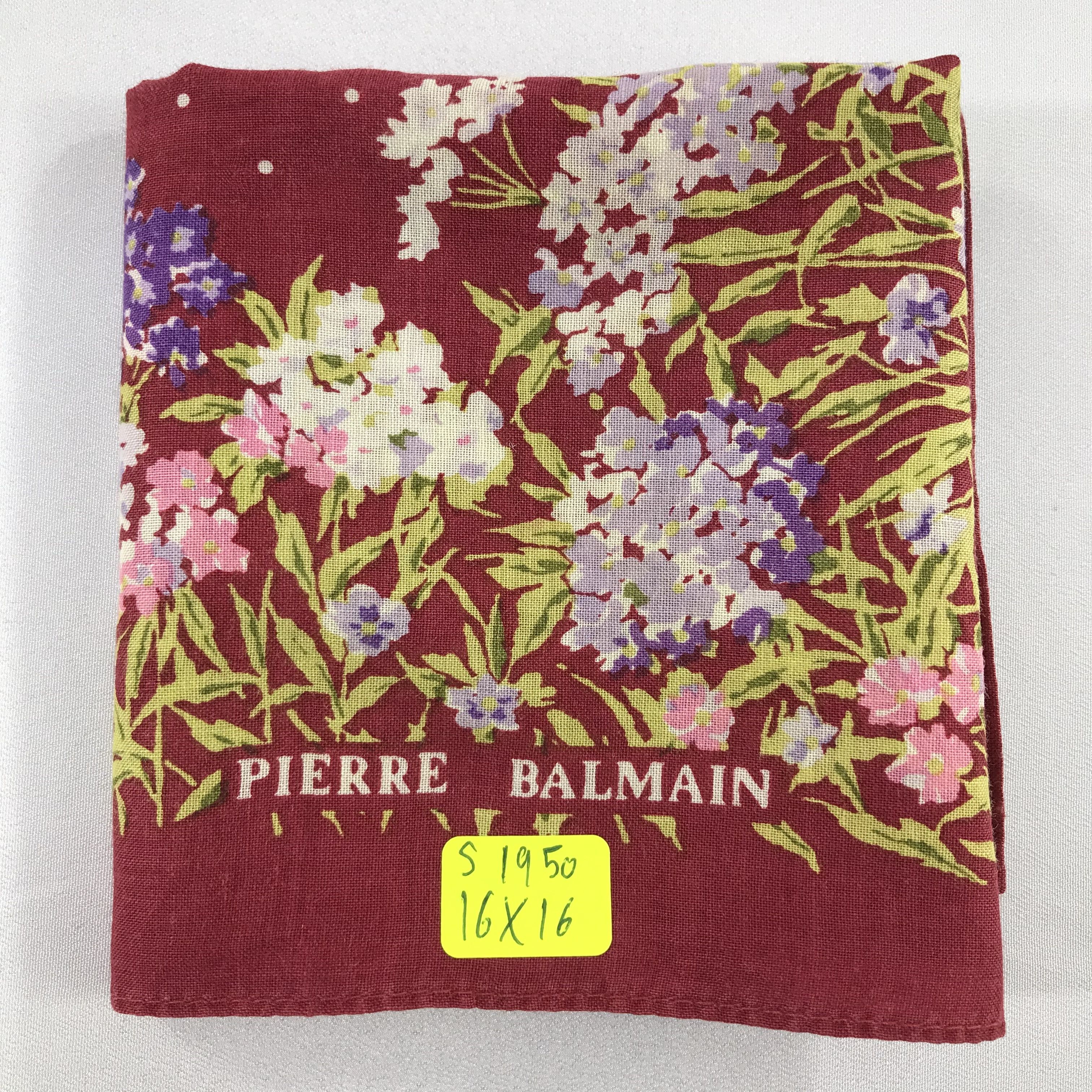 Vintage Pierre Balmain Bandana/ Handkerchief / Neckerchief Size ONE SIZE - 5 Thumbnail