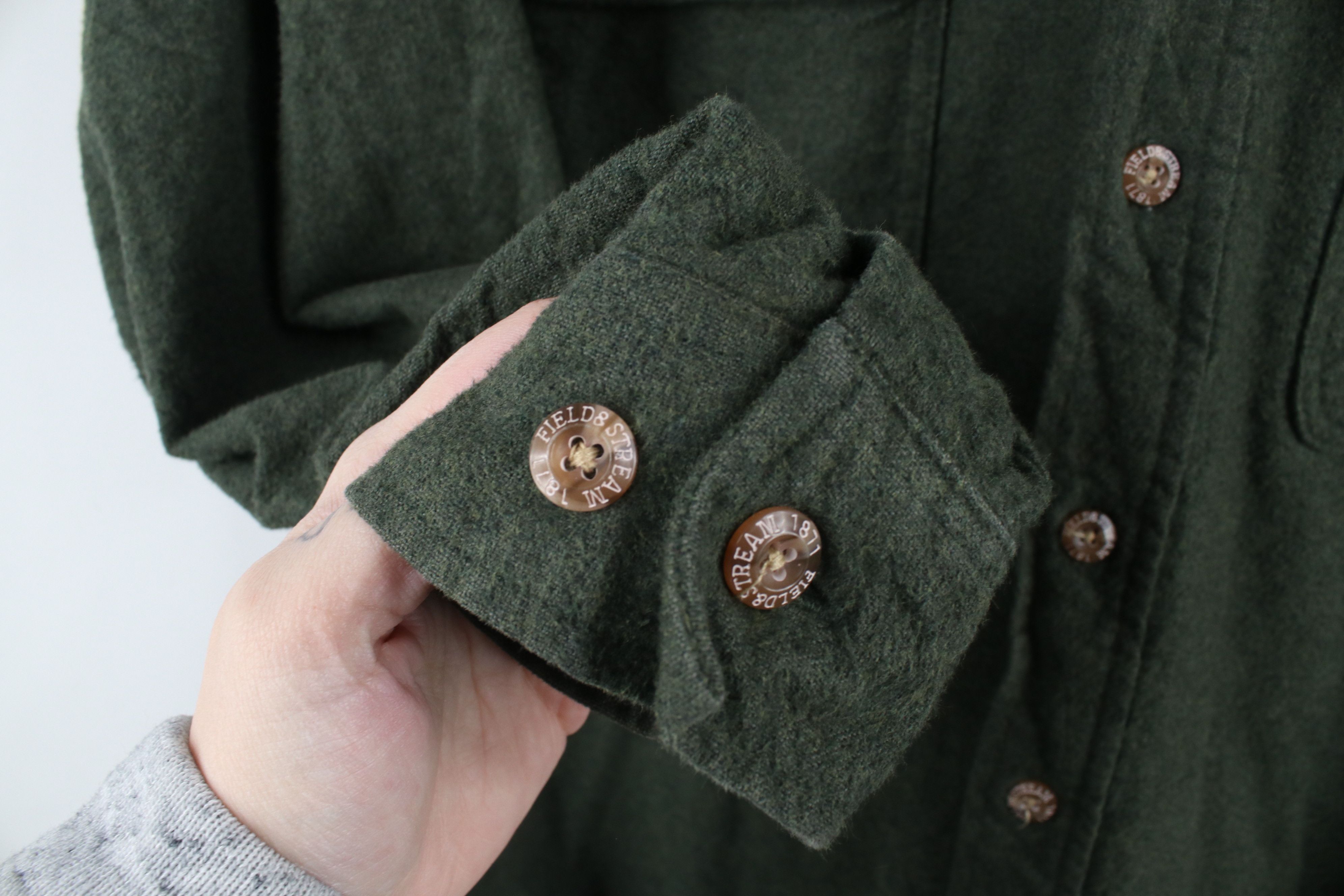Vintage Vintage 90s Streetwear Heavyweight Cloth Button Shirt Size US M / EU 48-50 / 2 - 4 Thumbnail