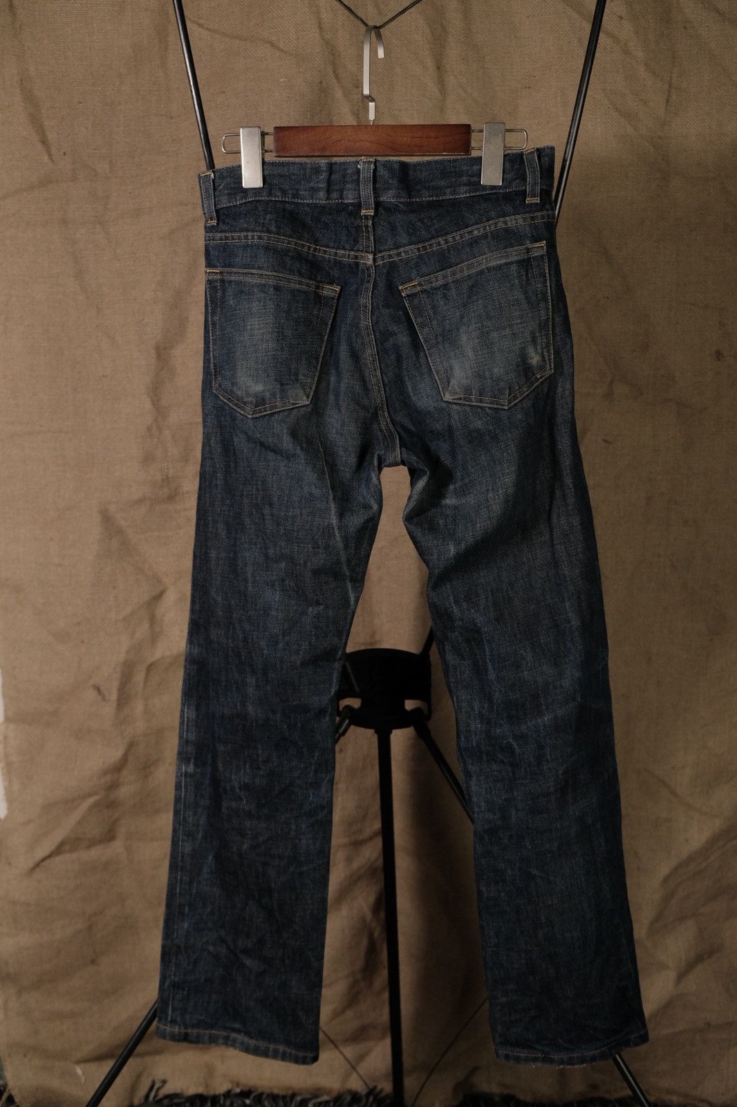 Helmut Lang Vintage Helmut Lang 1999s Classic Cut Raw Denim Size US 29 - 4 Thumbnail