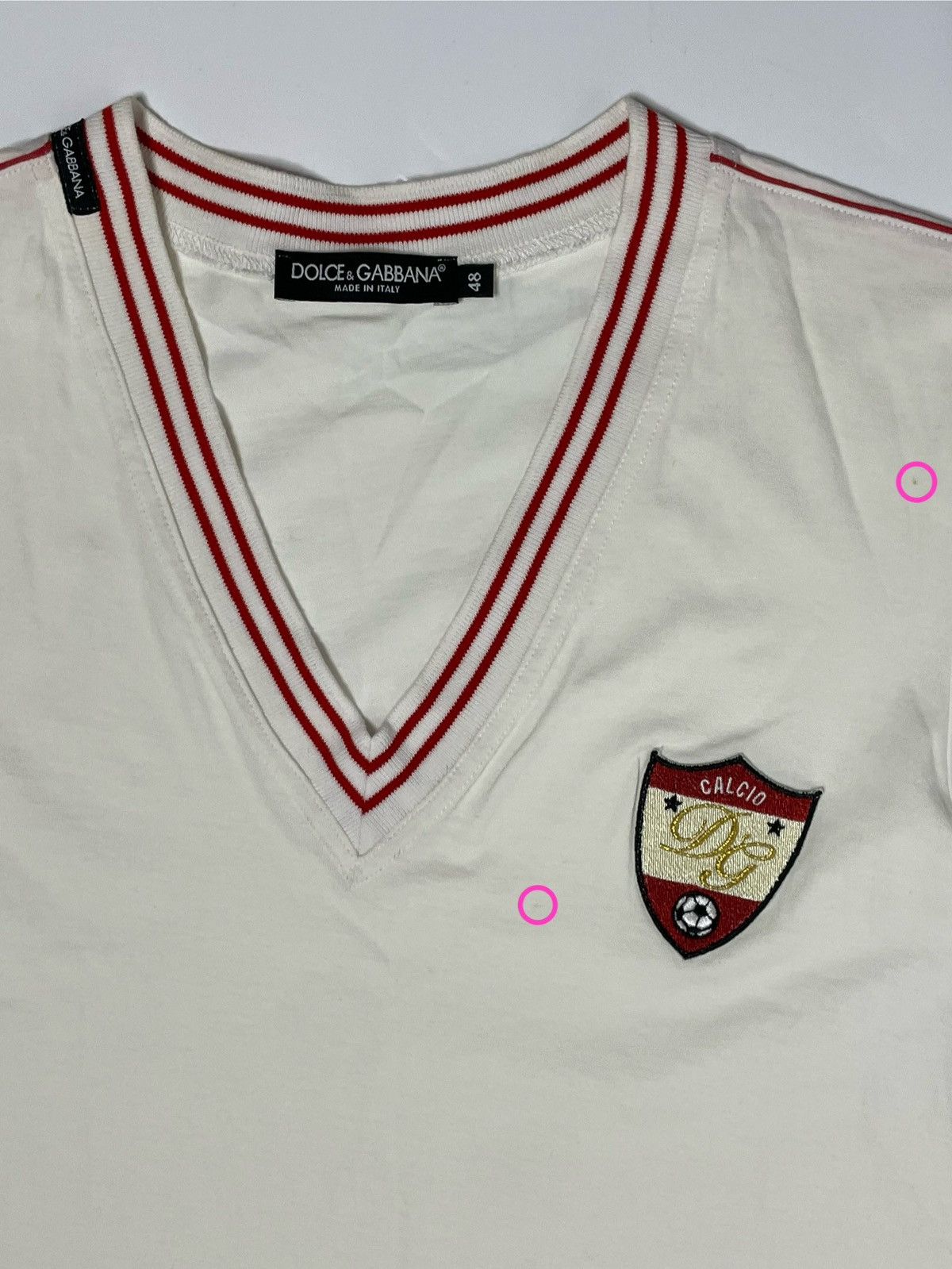 Designer × Dolce & Gabbana D&G futbol jersey Size US M / EU 48-50 / 2 - 3 Thumbnail