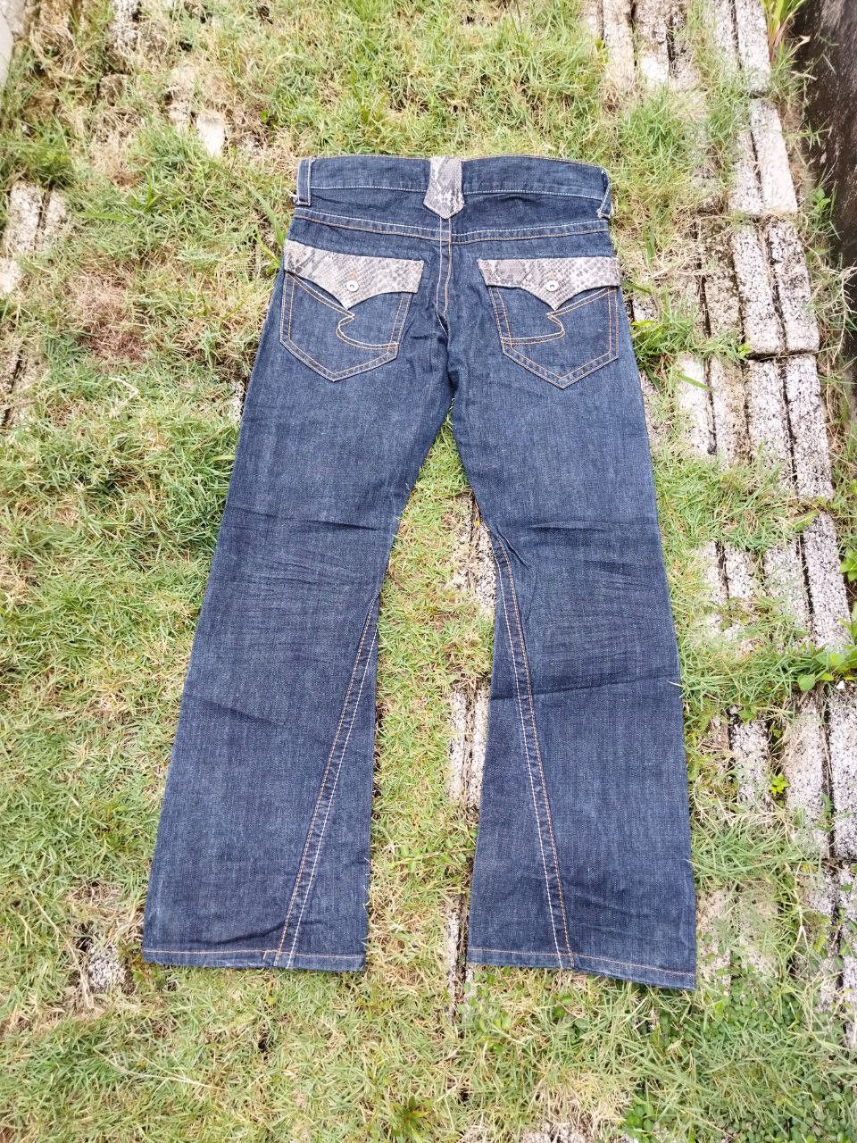 semanticdesign Japanese Semantic Design Snake Design Flared Jeans Size US 35 - 2 Thumbnail