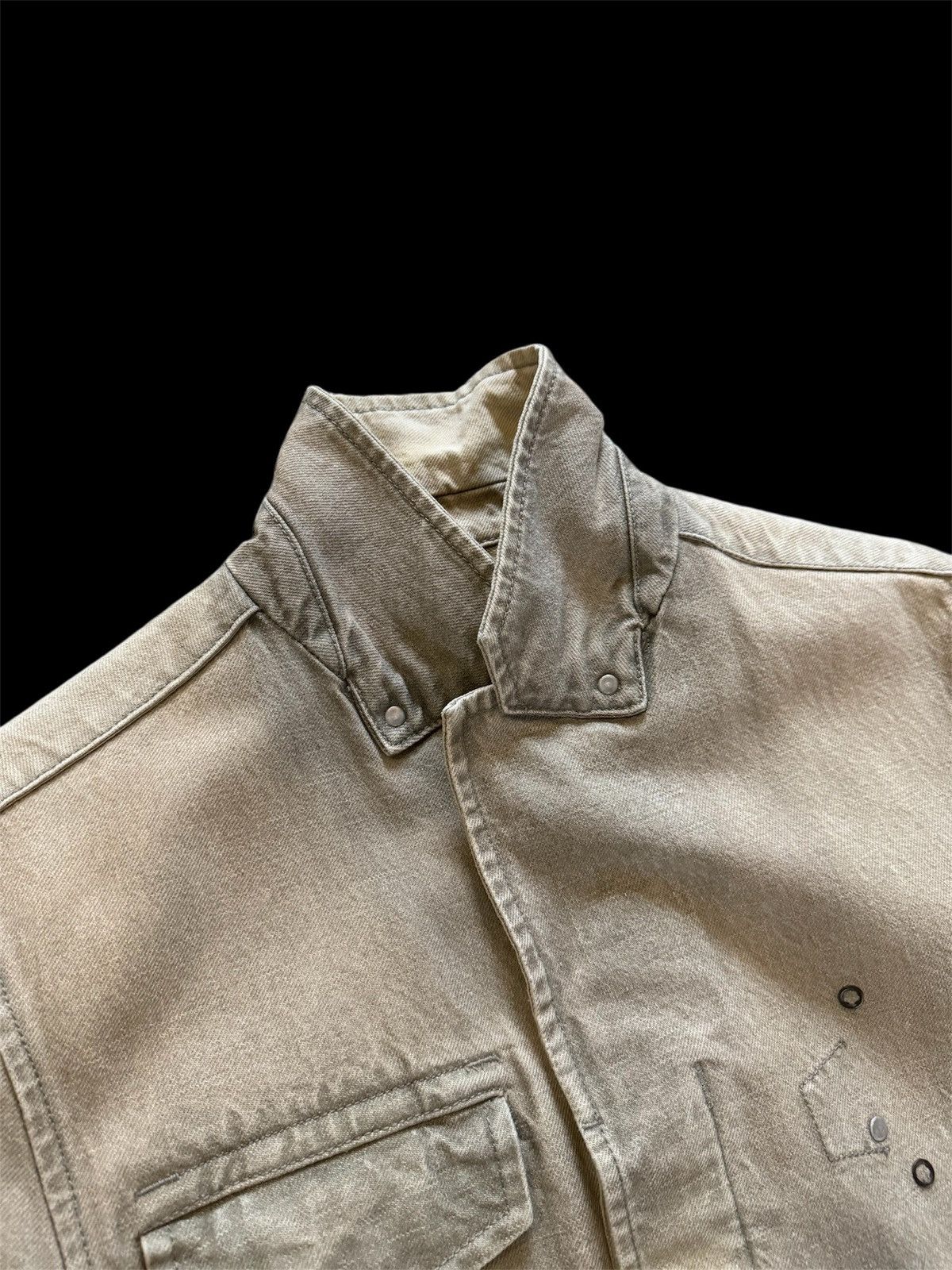 Hussein Chalayan SS04 Temporal Meditations Denim Work Jacket Size US S / EU 44-46 / 1 - 3 Thumbnail