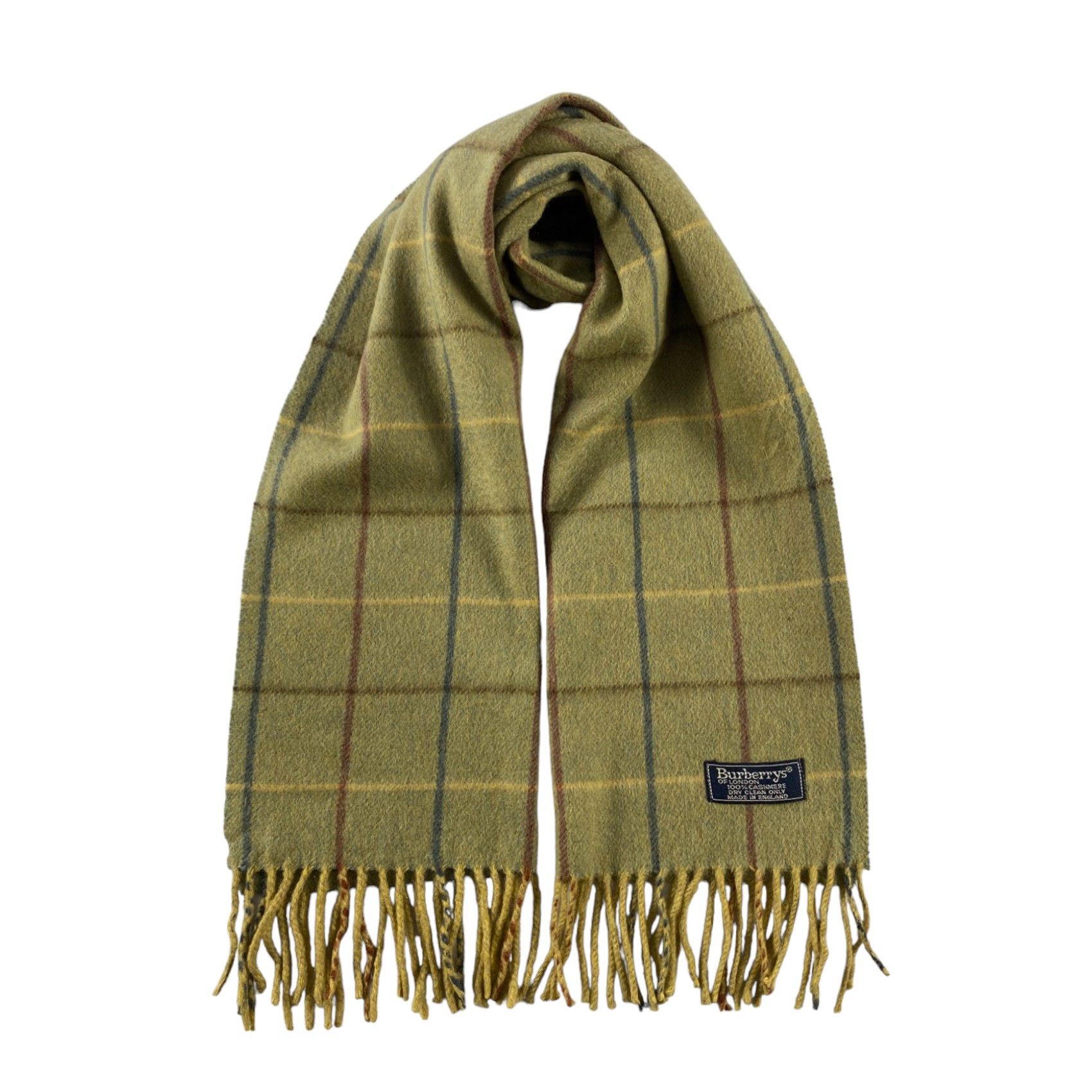 Burberry × Vintage Burberry Scarf / Muffler / Neckwear - WW1472 Size ONE SIZE - 1 Thumbnail