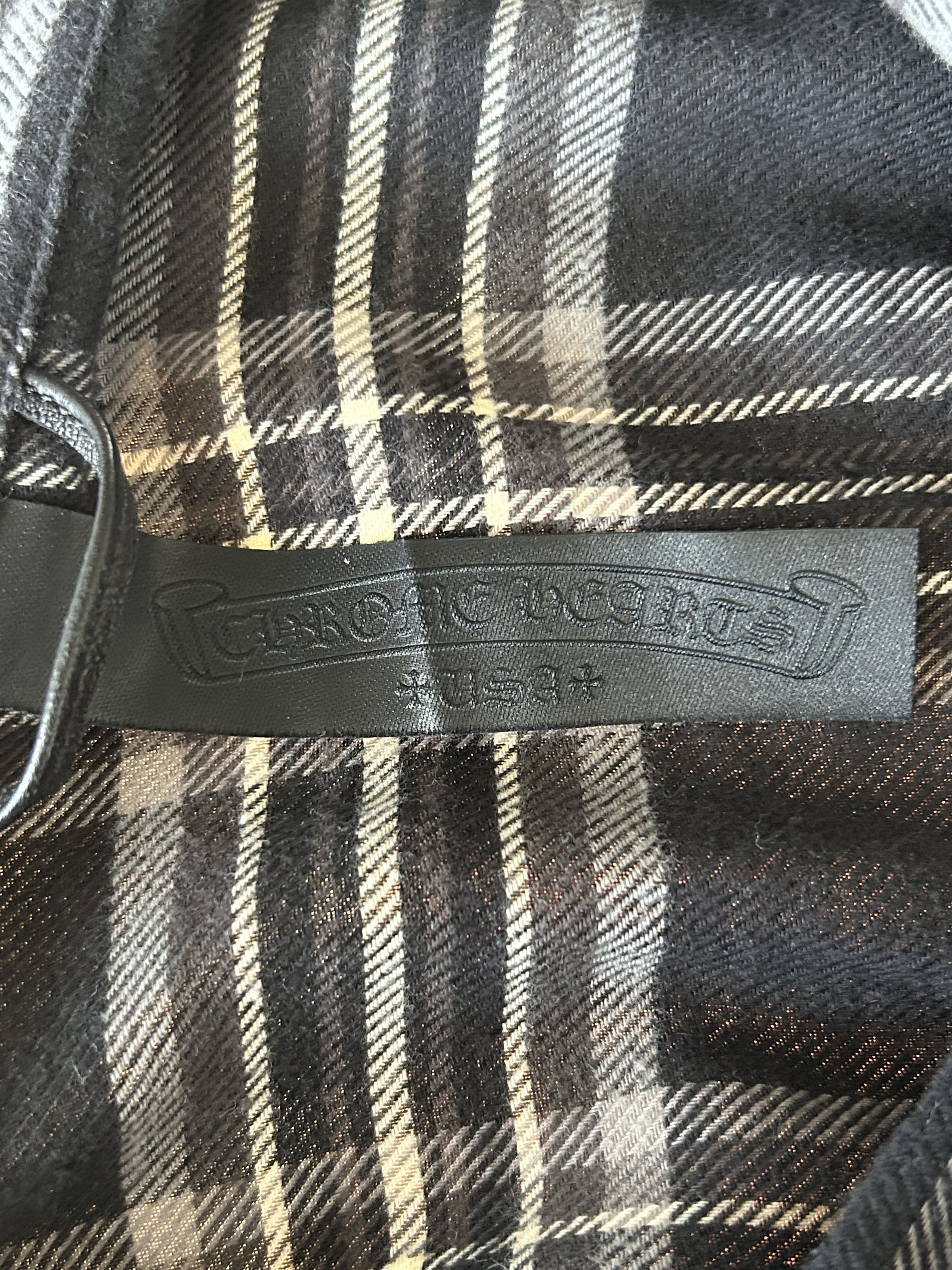 Chrome Hearts Chrome Hearts Black & Grey Plaid Jacket Size US M / EU 48-50 / 2 - 3 Thumbnail
