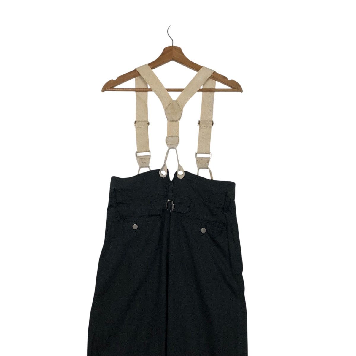 Issey Miyake Archival Issey Miyake High Waist Wide Leg Suspender Trousers Size US 30 / EU 46 - 10 Thumbnail