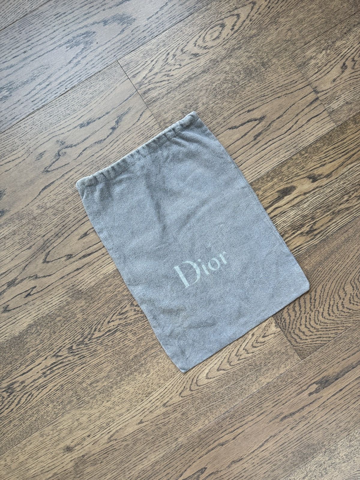 Dior Dior Homme Hedi Slimane Era Grey Fabric Logo Dust Bag Size ONE SIZE - 4 Thumbnail