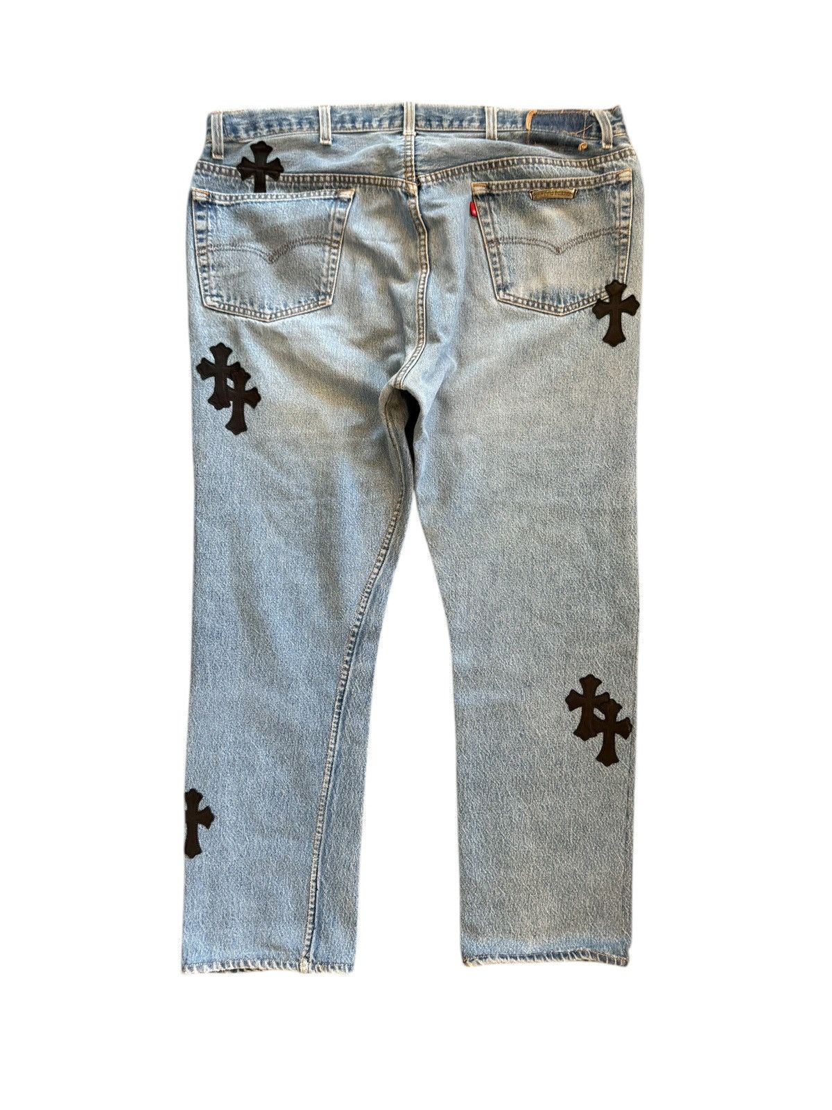 Chrome Hearts Chrome Hearts Classic Wash Patch Jeans Size US 40 / EU 56 - 2 Thumbnail